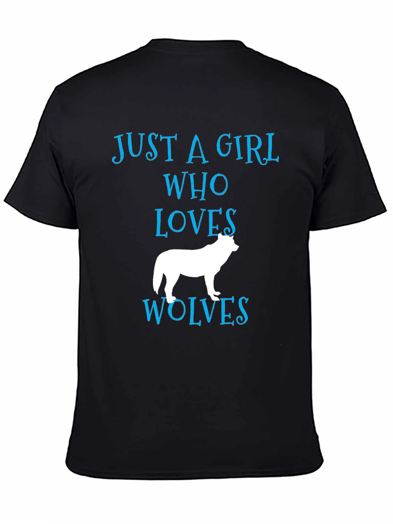 Just a Girl Who Loves Wolves T-Shirt