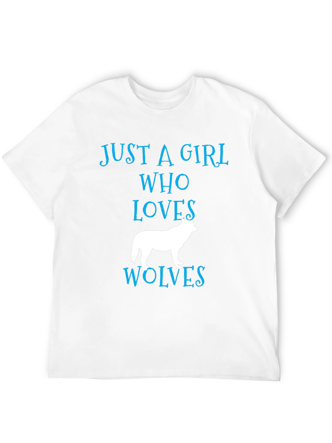 Just a Girl Who Loves Wolves T-Shirt
