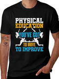 Physical Education: Move to Improve Black T-Shirt