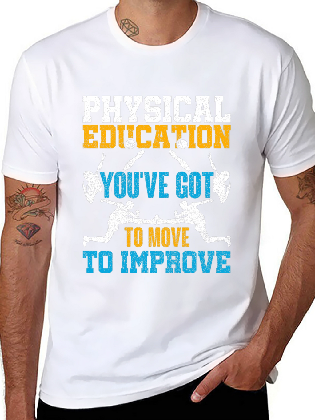Physical Education: Move to Improve Black T-Shirt