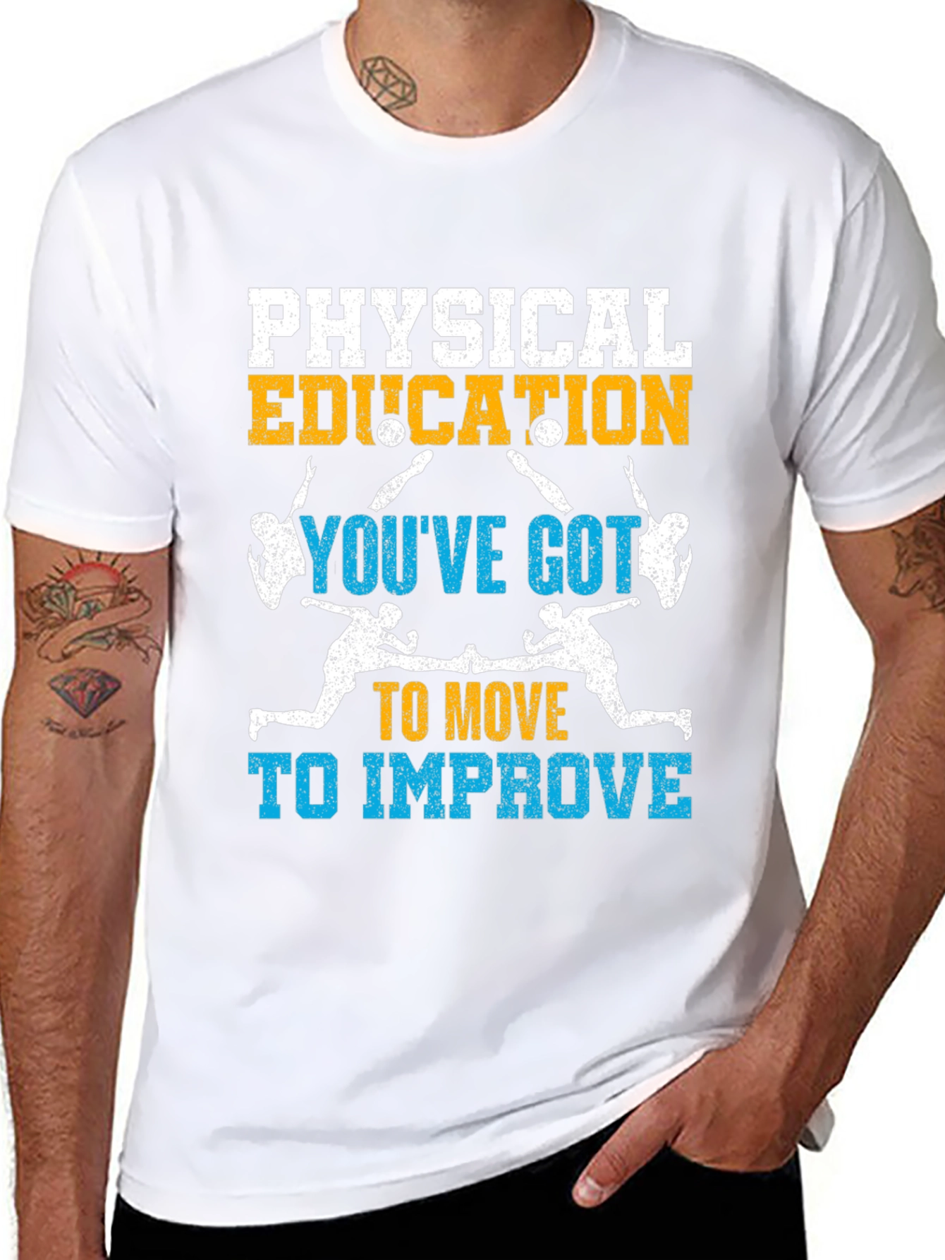 Physical Education: Move to Improve Black T-Shirt