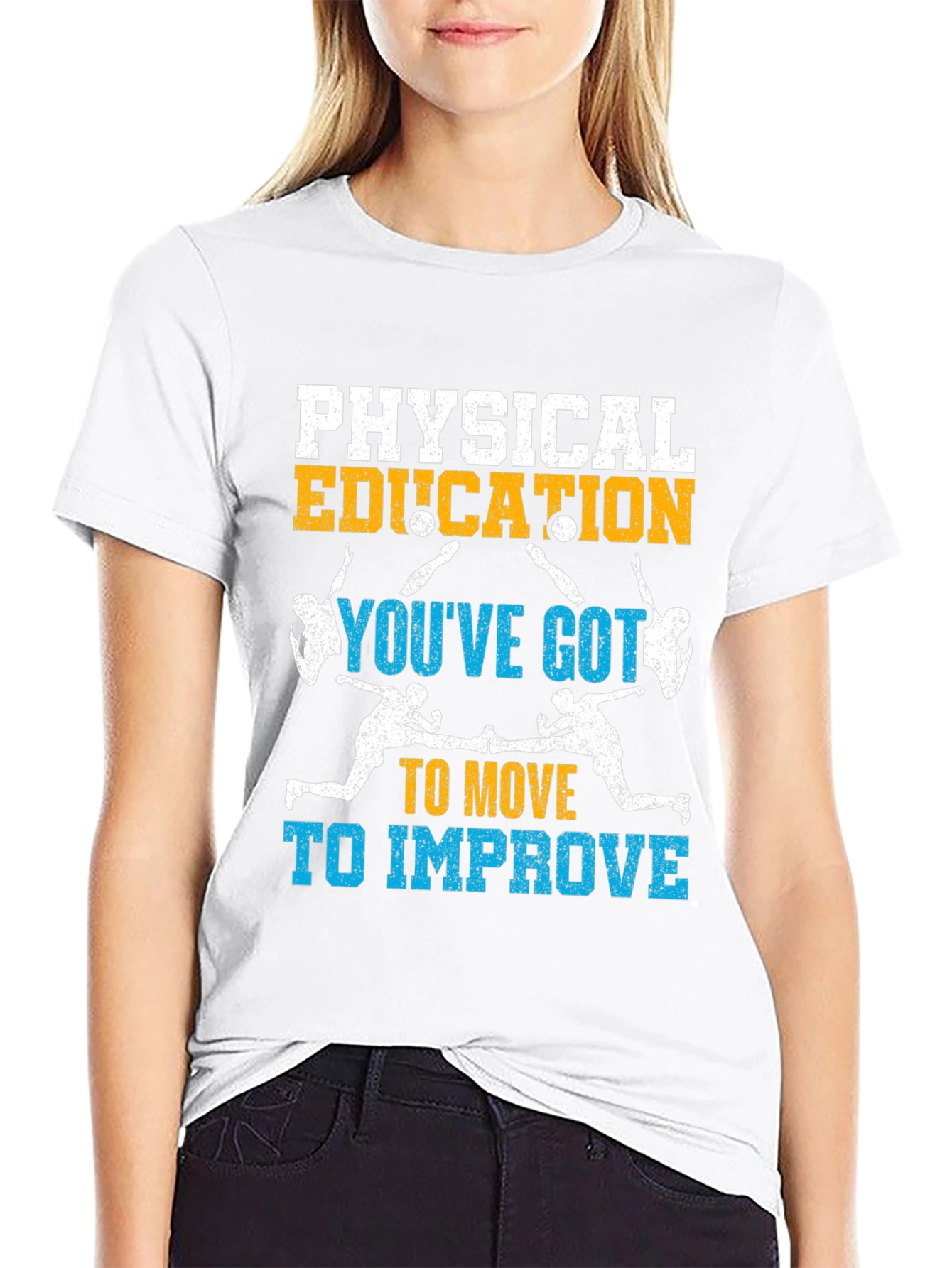 Physical Education: Move to Improve Black T-Shirt