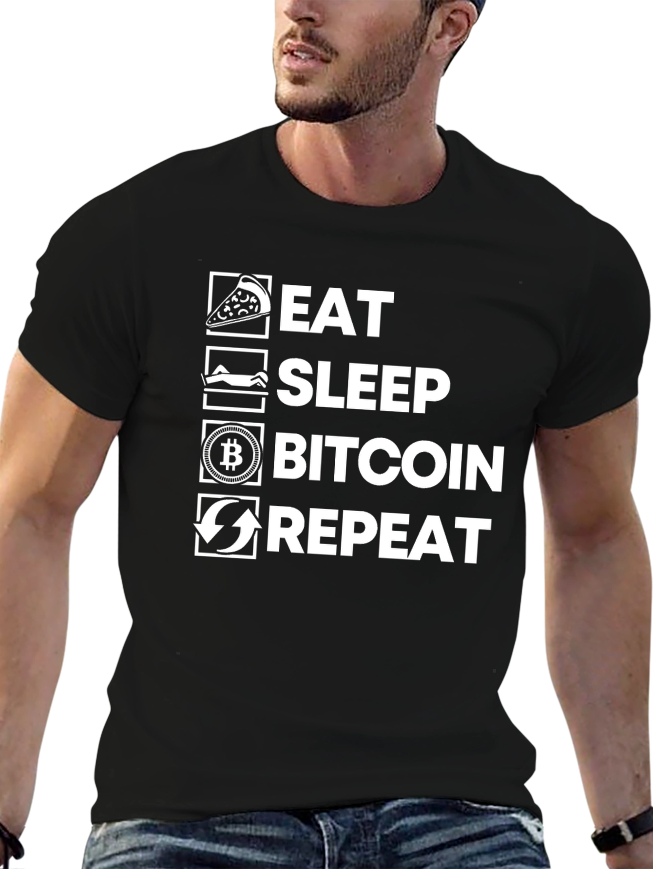 Eat Sleep Bitcoin Repeat T-Shirt