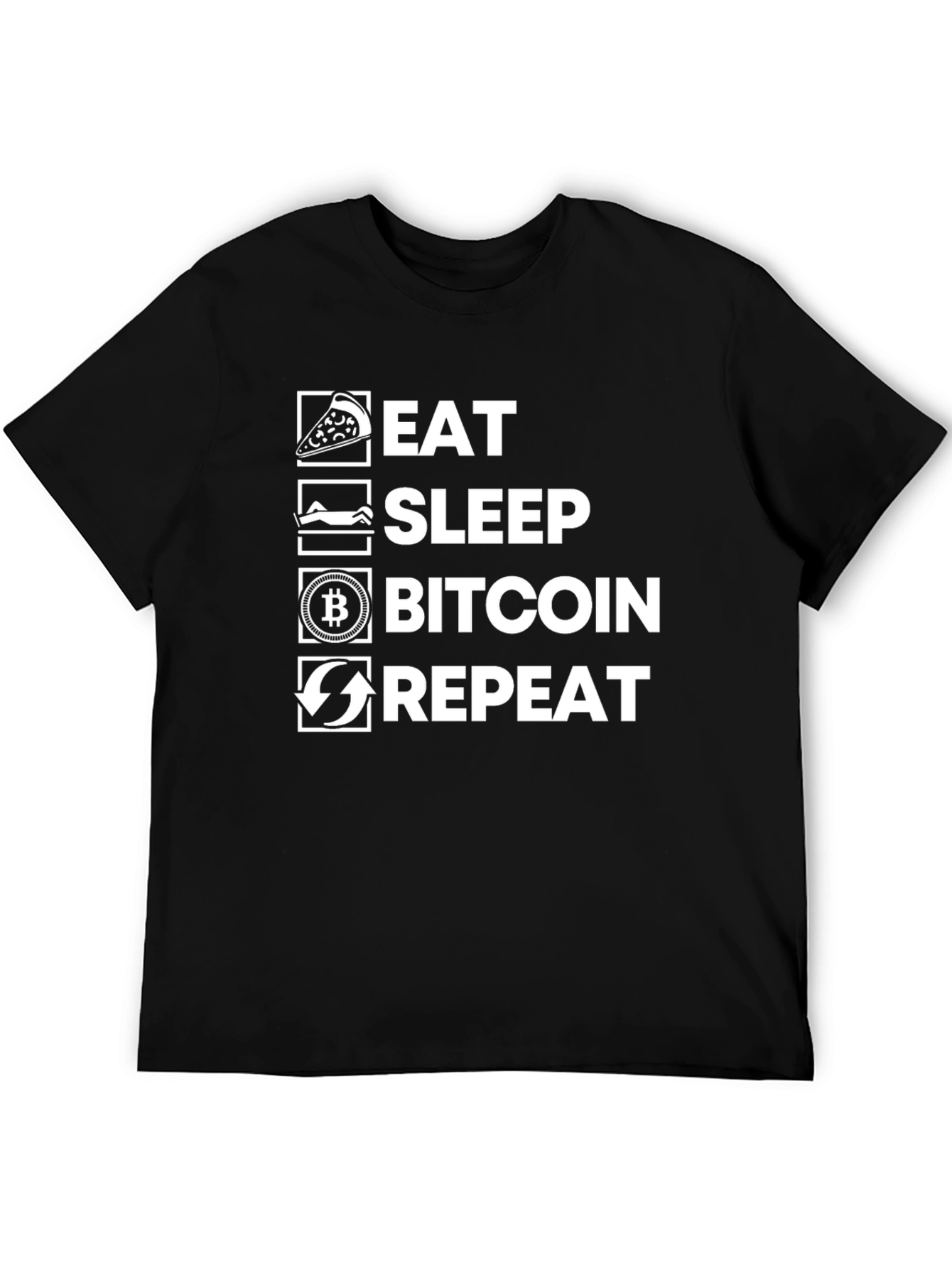 Eat Sleep Bitcoin Repeat T-Shirt