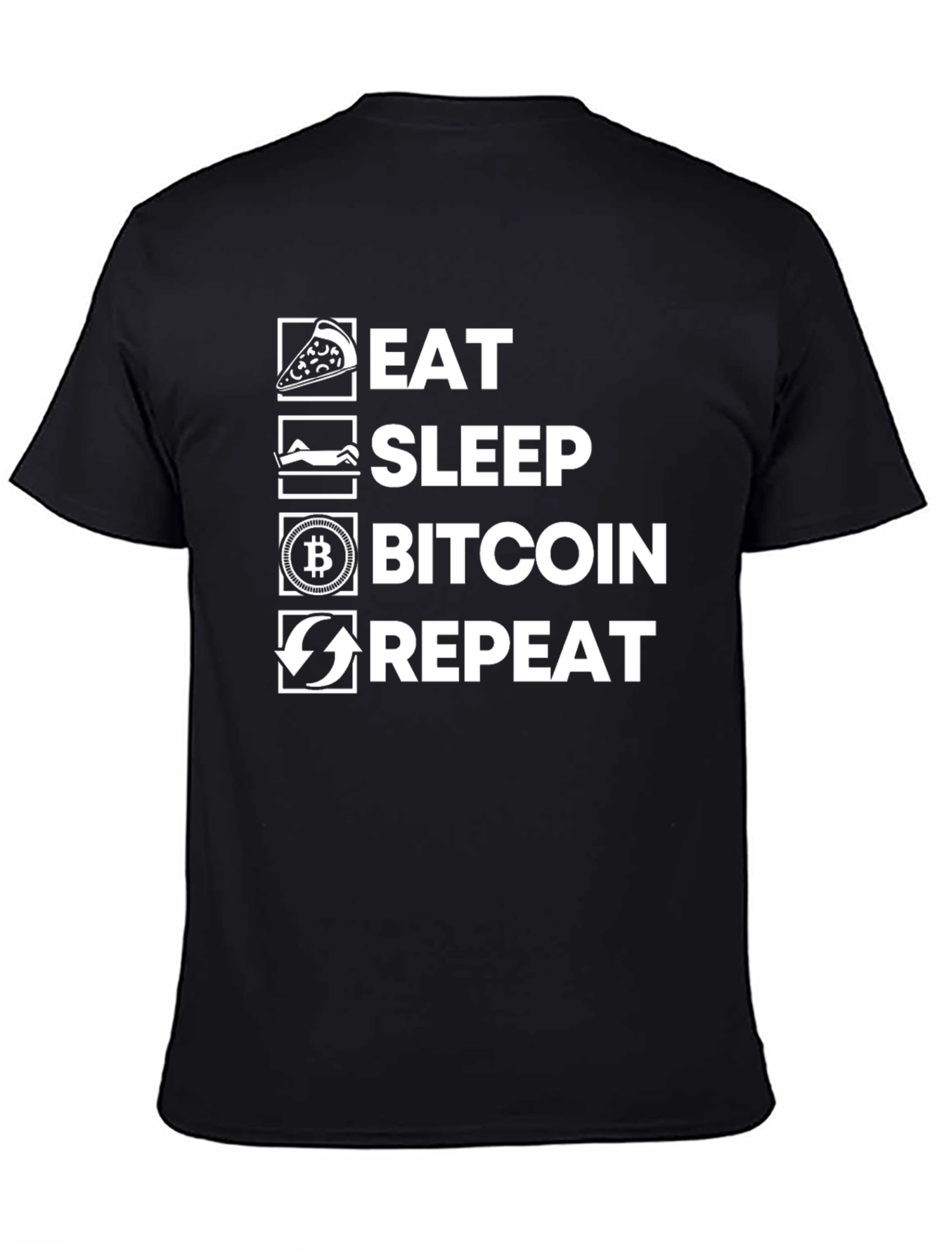 Eat Sleep Bitcoin Repeat T-Shirt