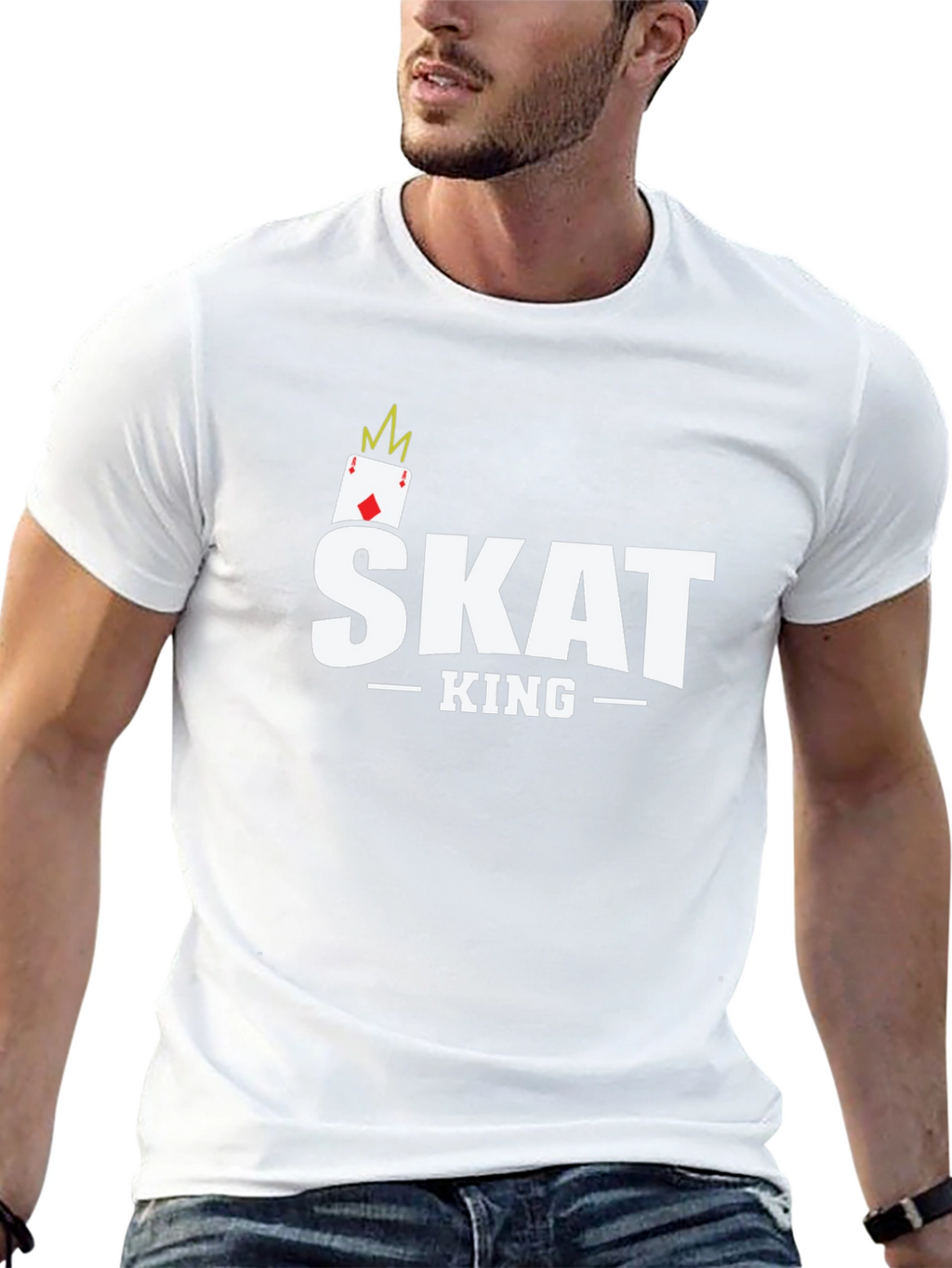 Skat King T-Shirt - Card Game Tee