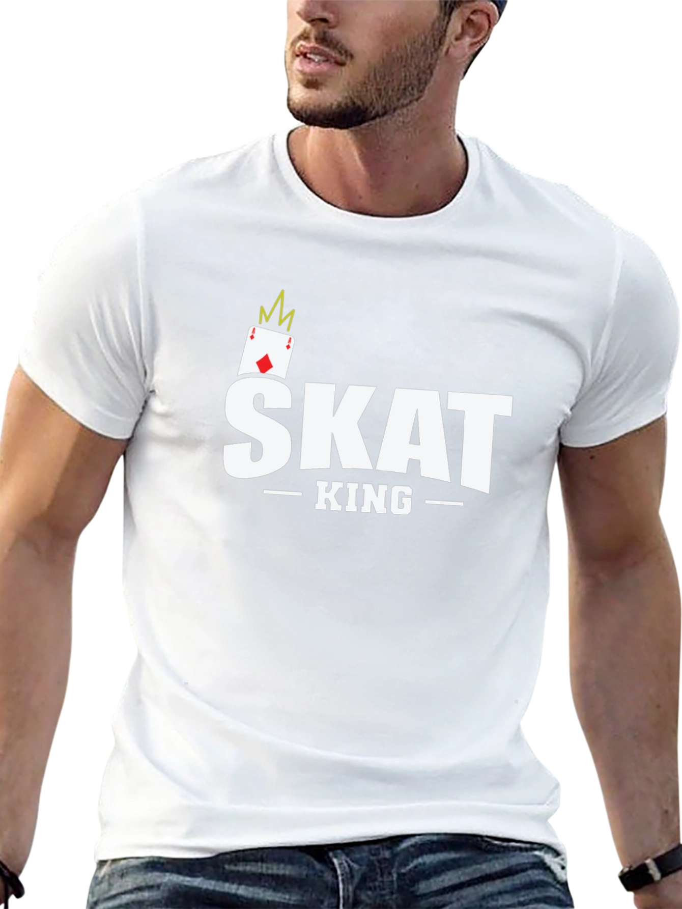 Skat King T-Shirt - Card Game Tee