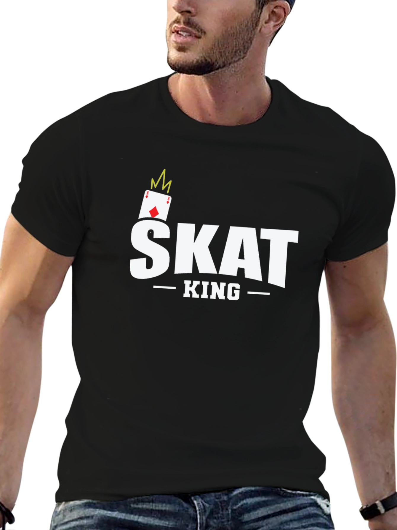 Skat King T-Shirt - Card Game Tee