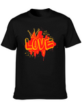King of Love T-Shirt - Black Graphic Tee