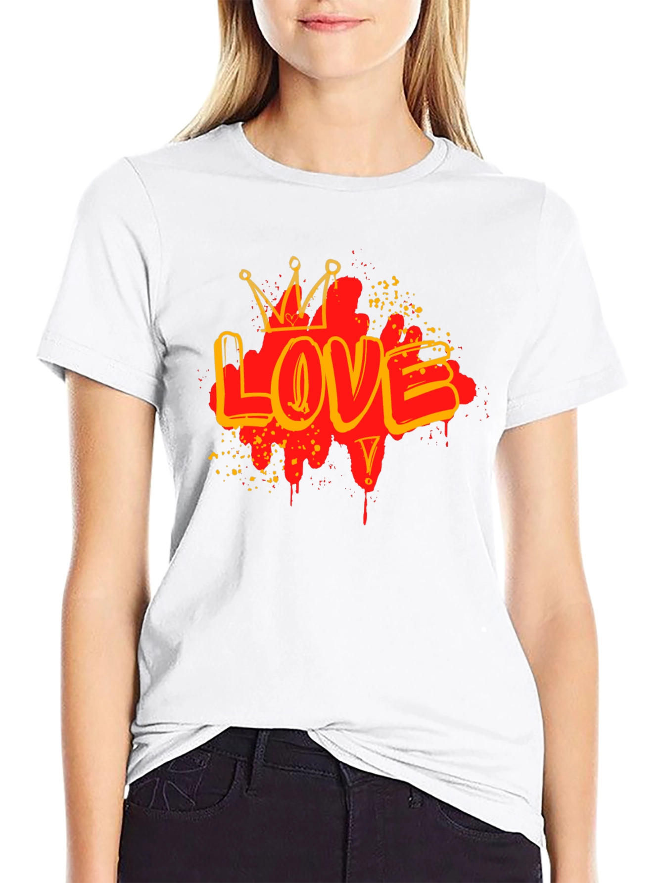 King of Love T-Shirt - Black Graphic Tee
