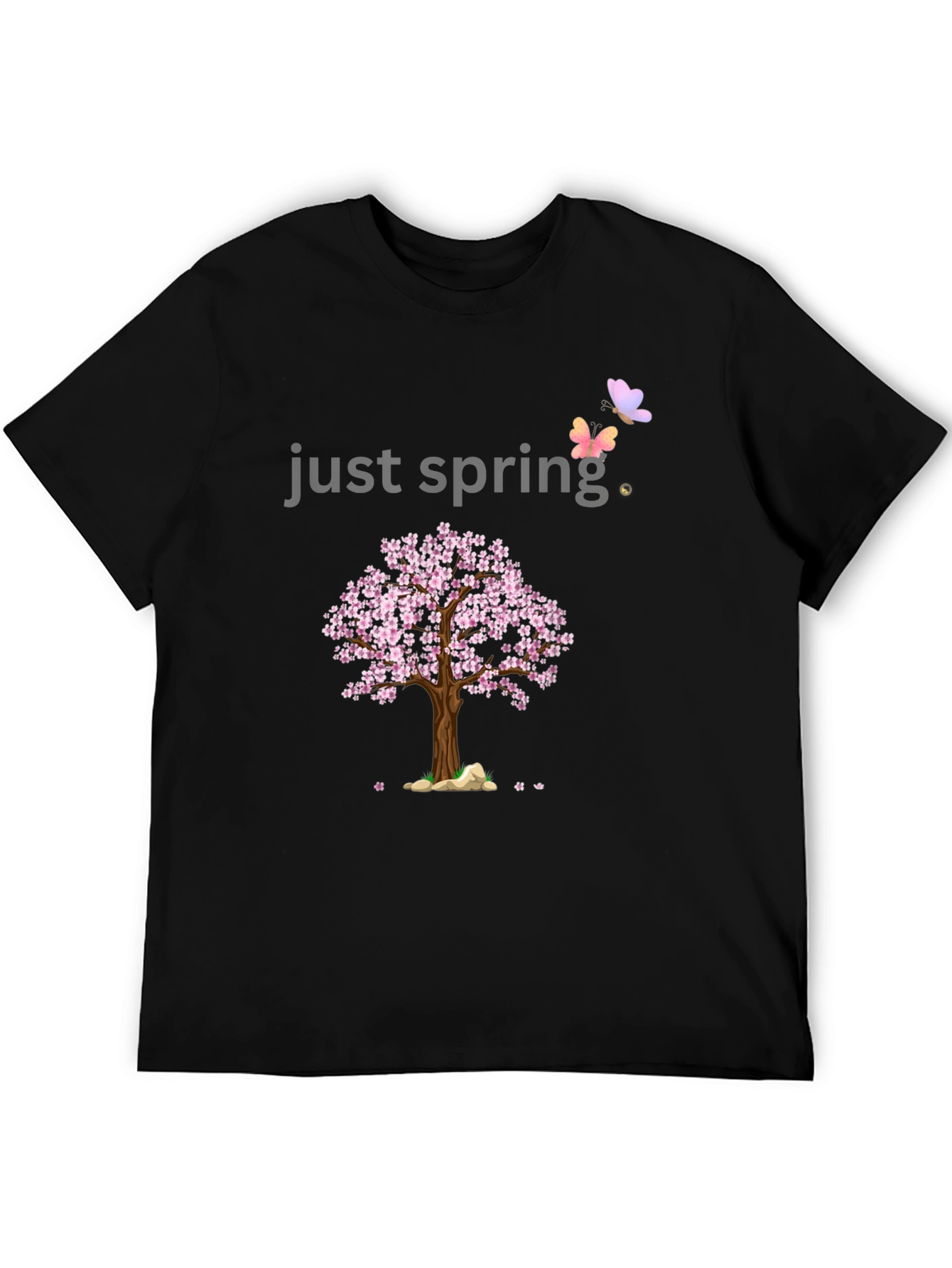 Just Spring T-Shirt - Cherry Blossom Graphic Tee