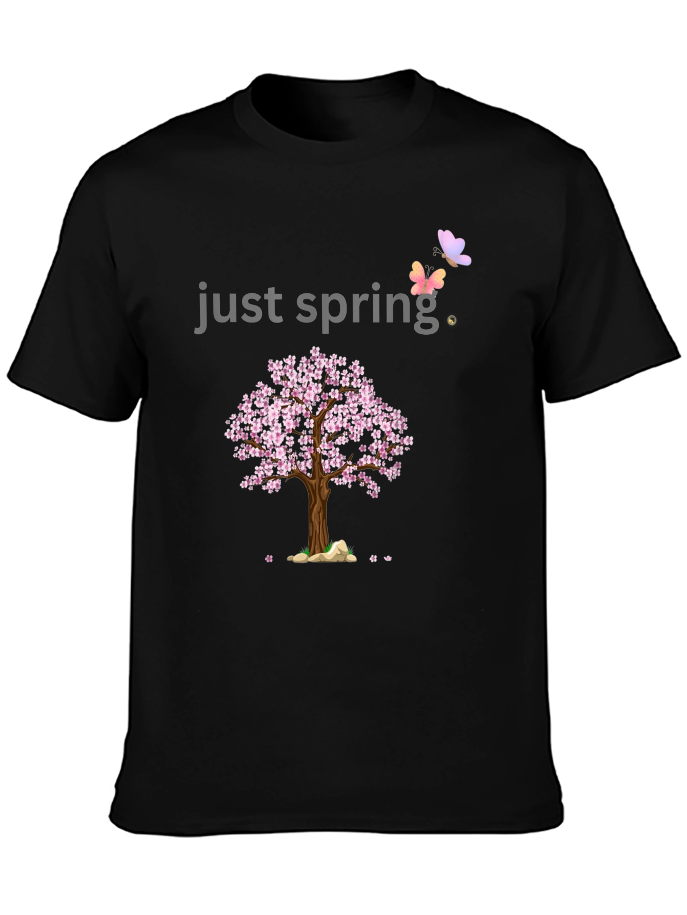 Just Spring T-Shirt - Cherry Blossom Graphic Tee
