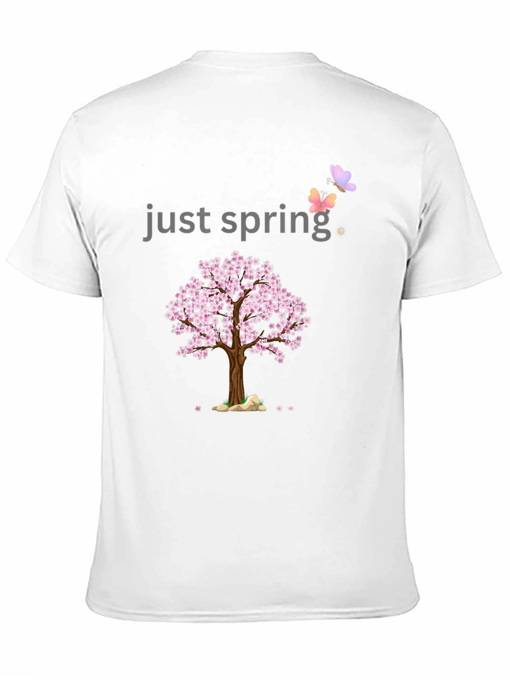 Just Spring T-Shirt - Cherry Blossom Graphic Tee