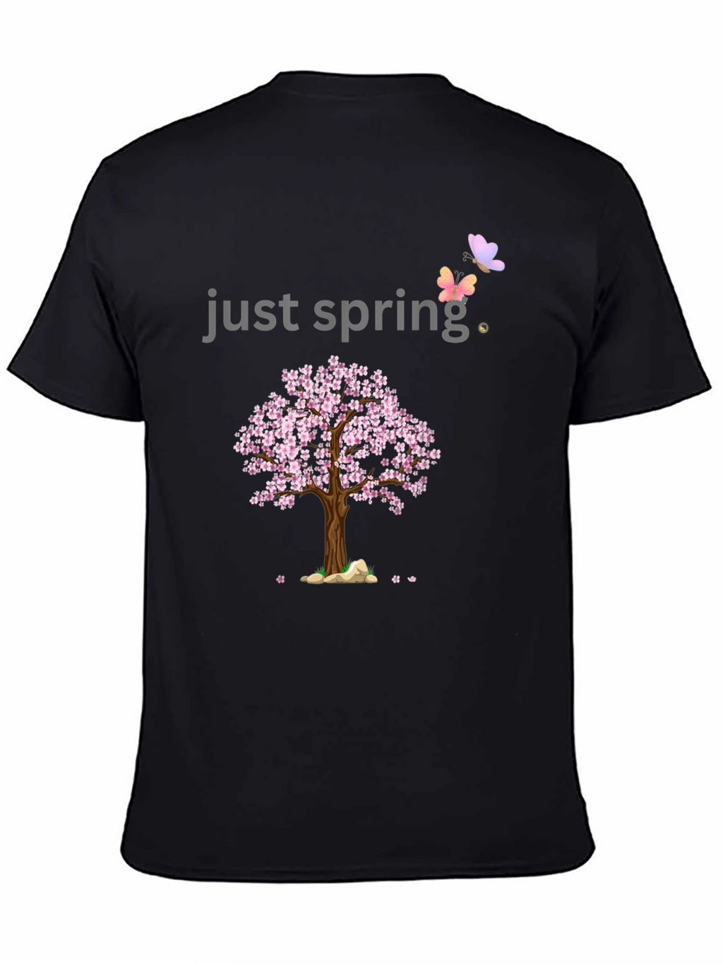 Just Spring T-Shirt - Cherry Blossom Graphic Tee