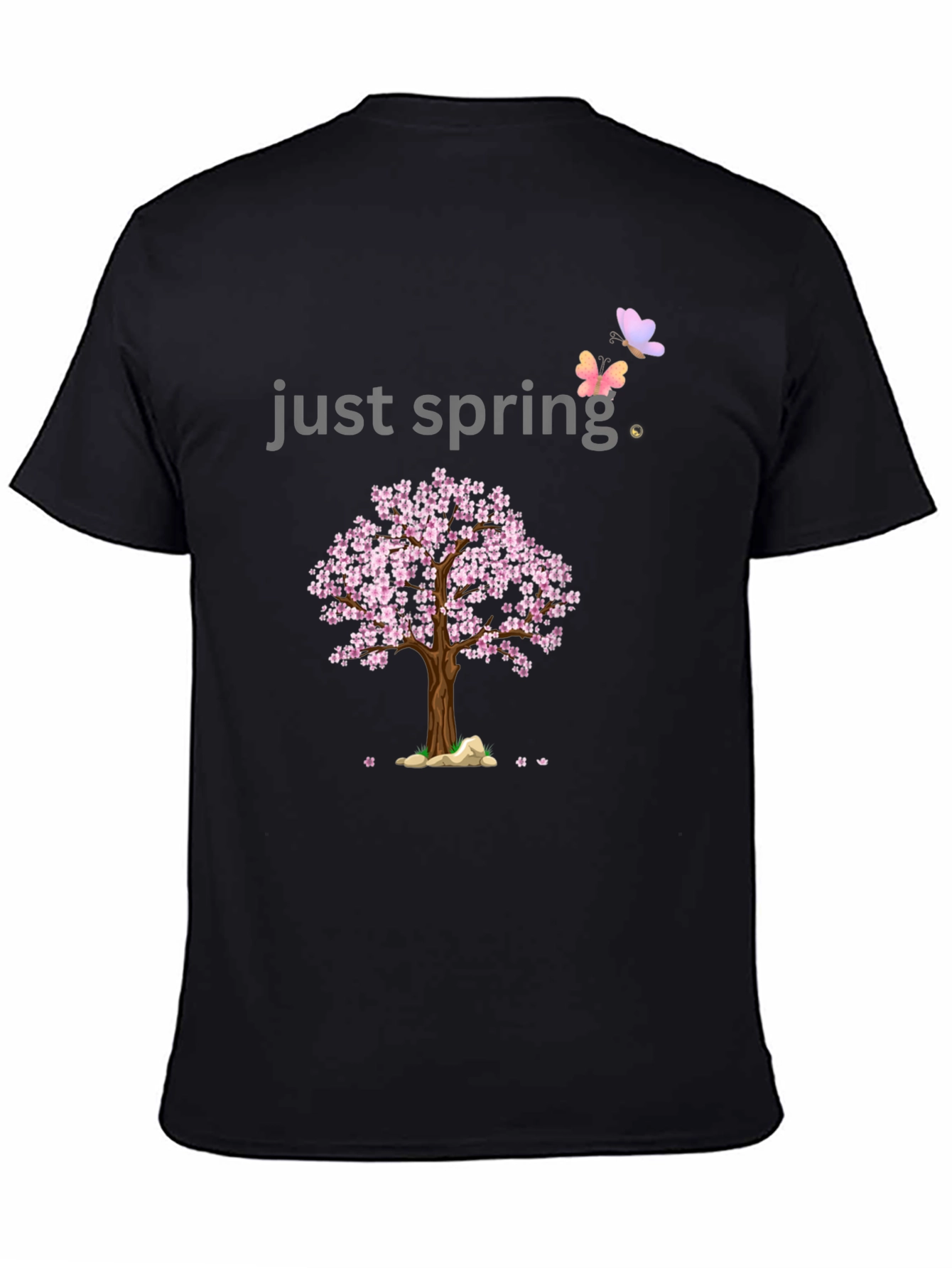 Just Spring T-Shirt - Cherry Blossom Graphic Tee