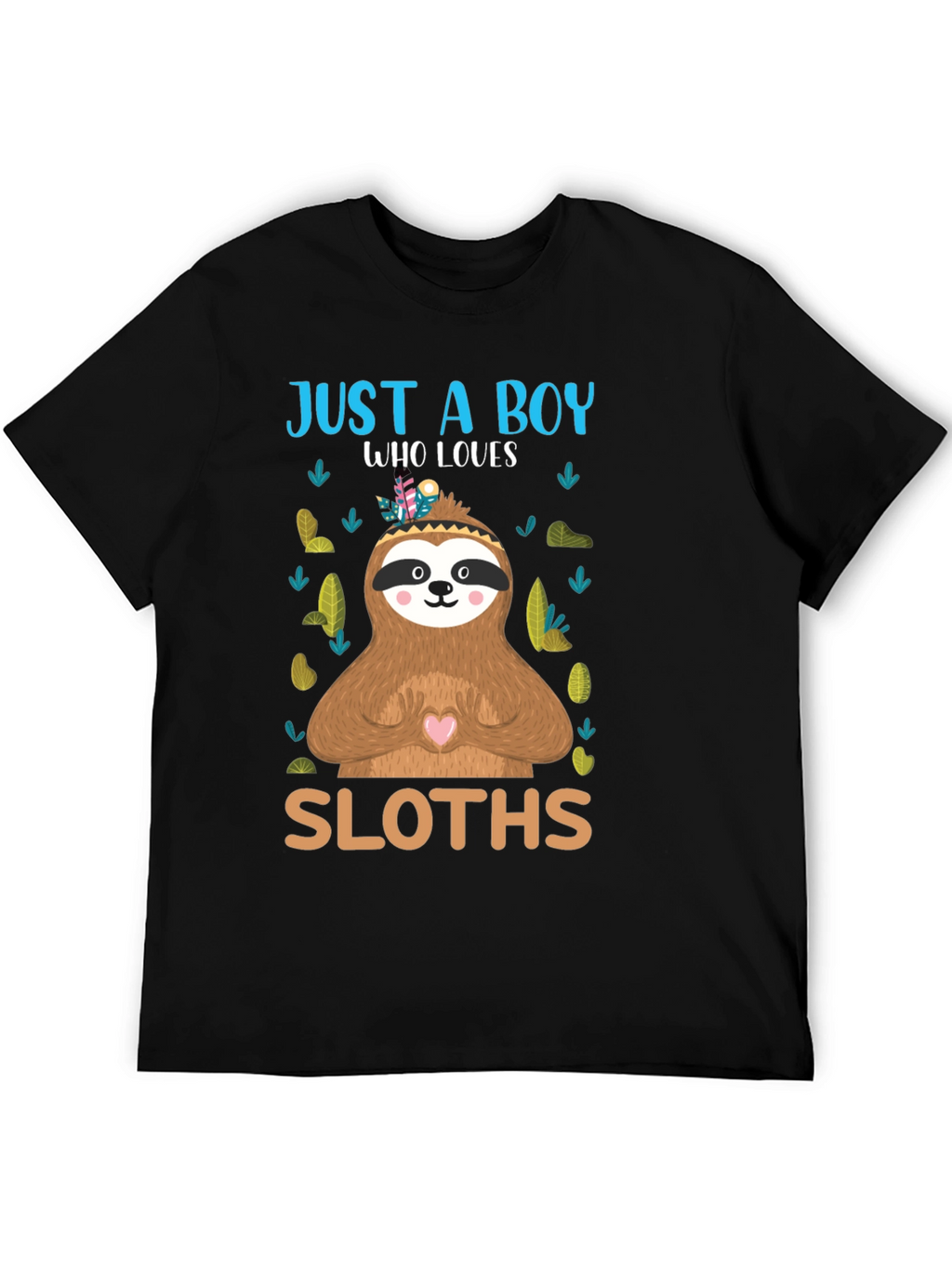 Just a Boy Who Loves Sloths T-Shirt