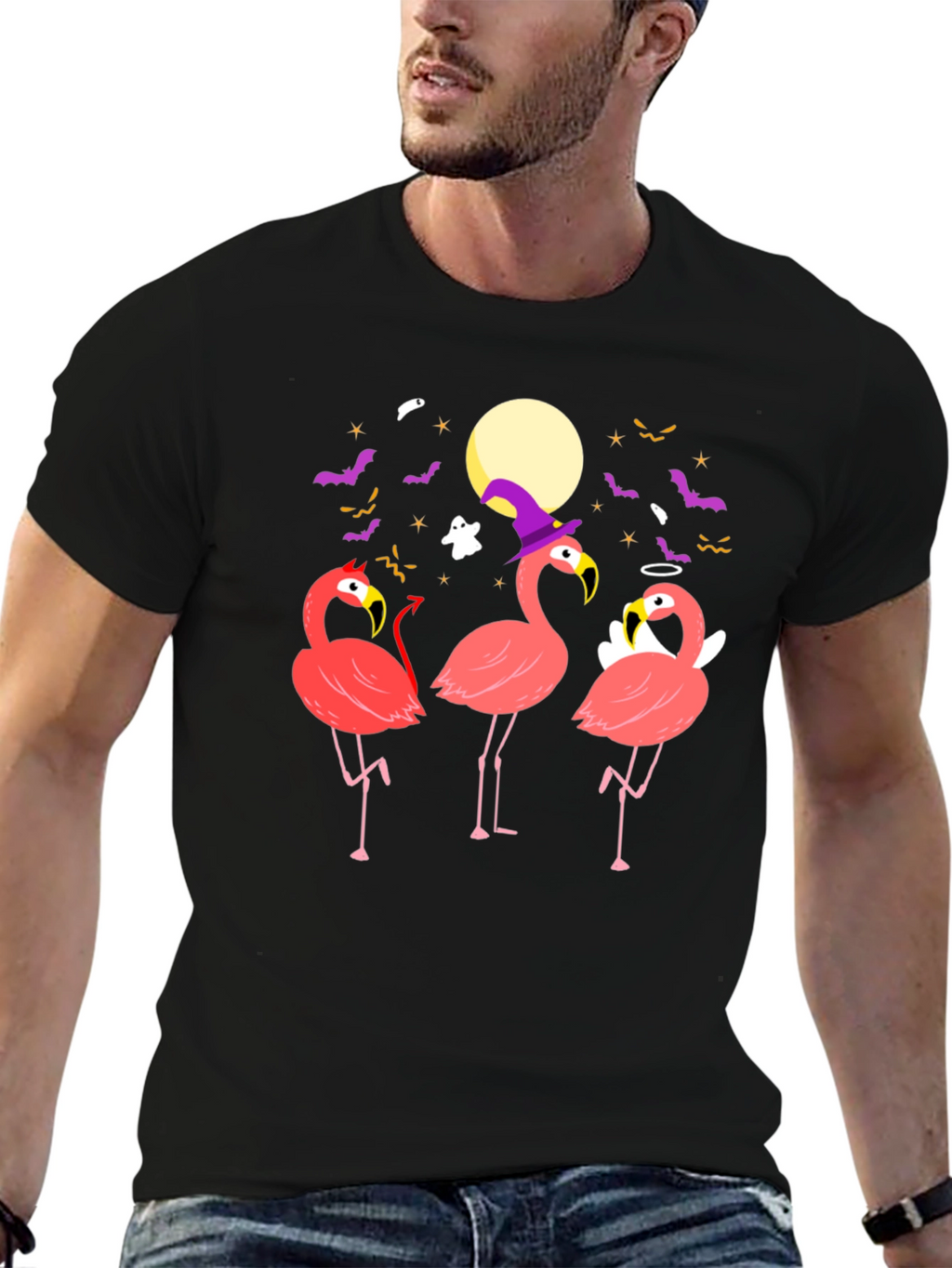 Halloween Flamingo T-Shirt
