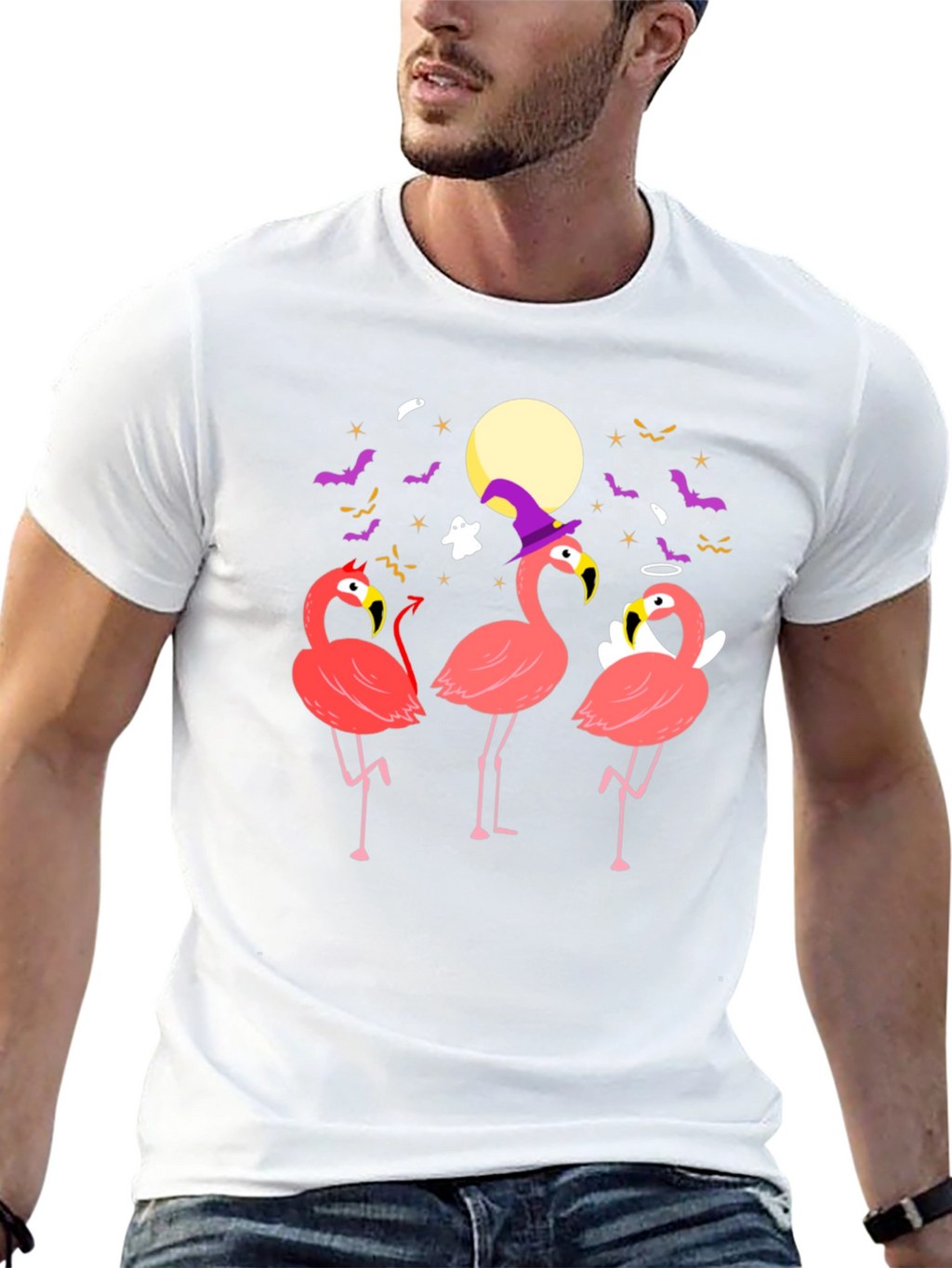 Halloween Flamingo T-Shirt