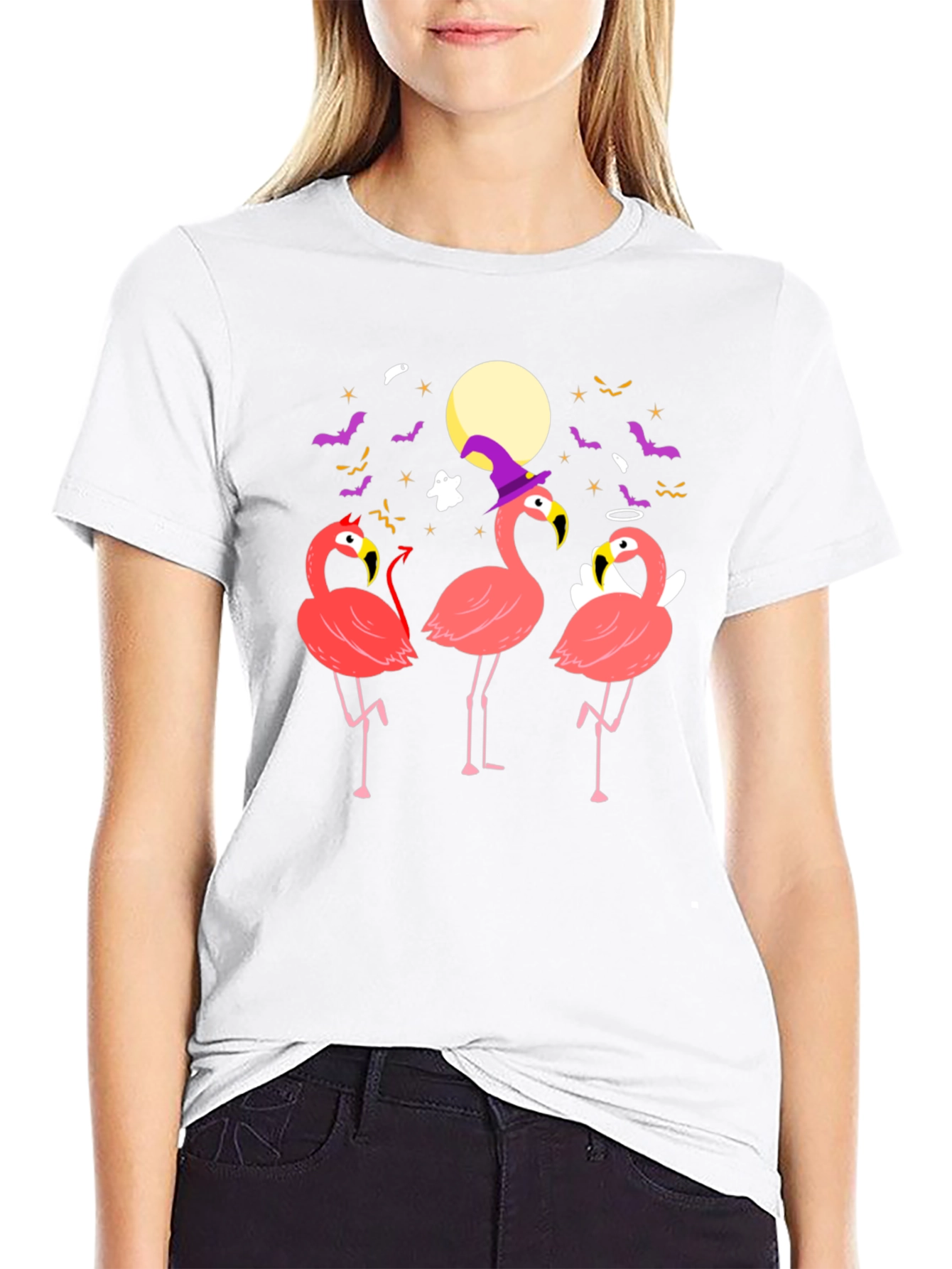 Halloween Flamingo T-Shirt