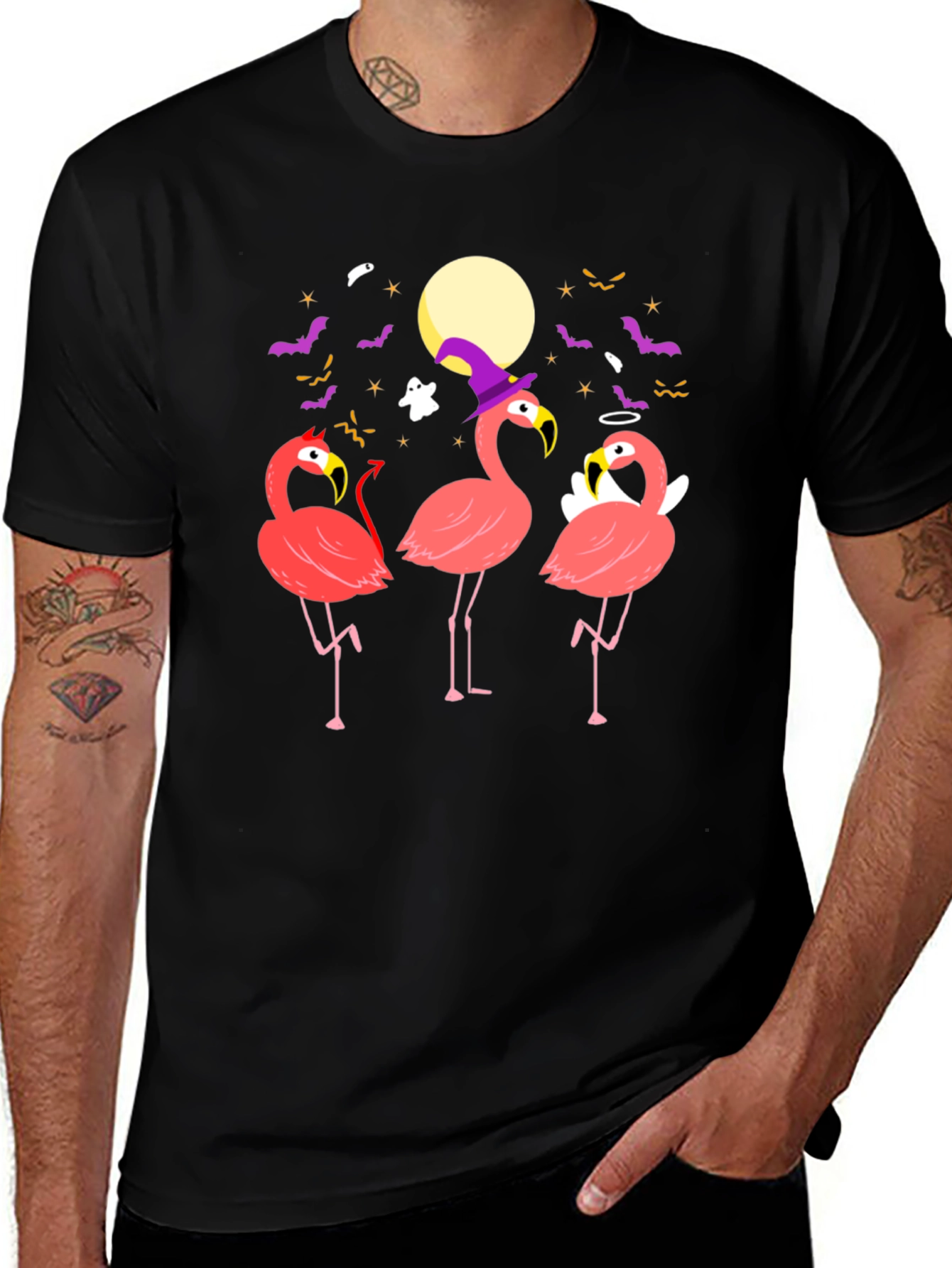 Halloween Flamingo T-Shirt