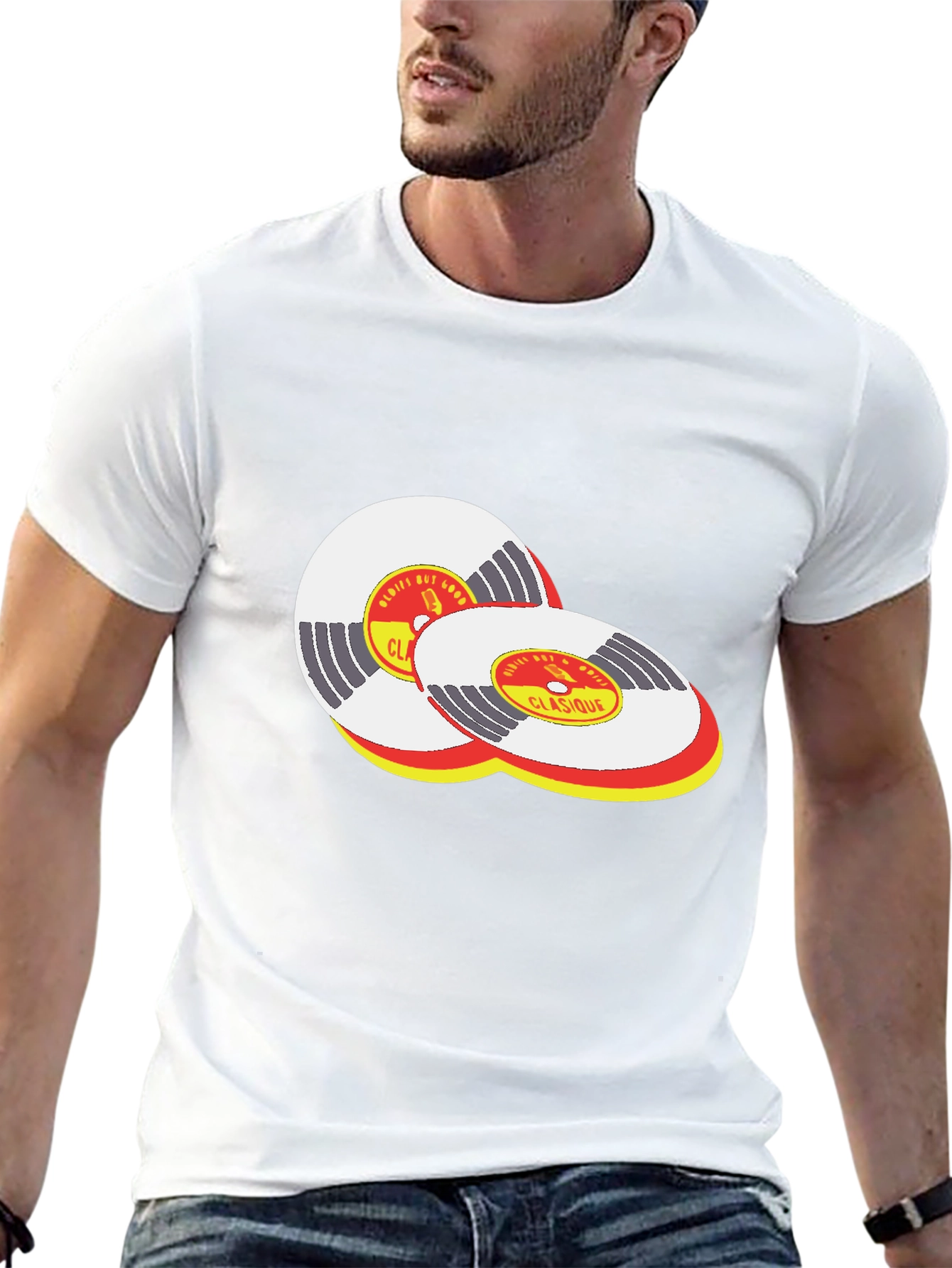 Classic Vinyl Record Design T-Shirt