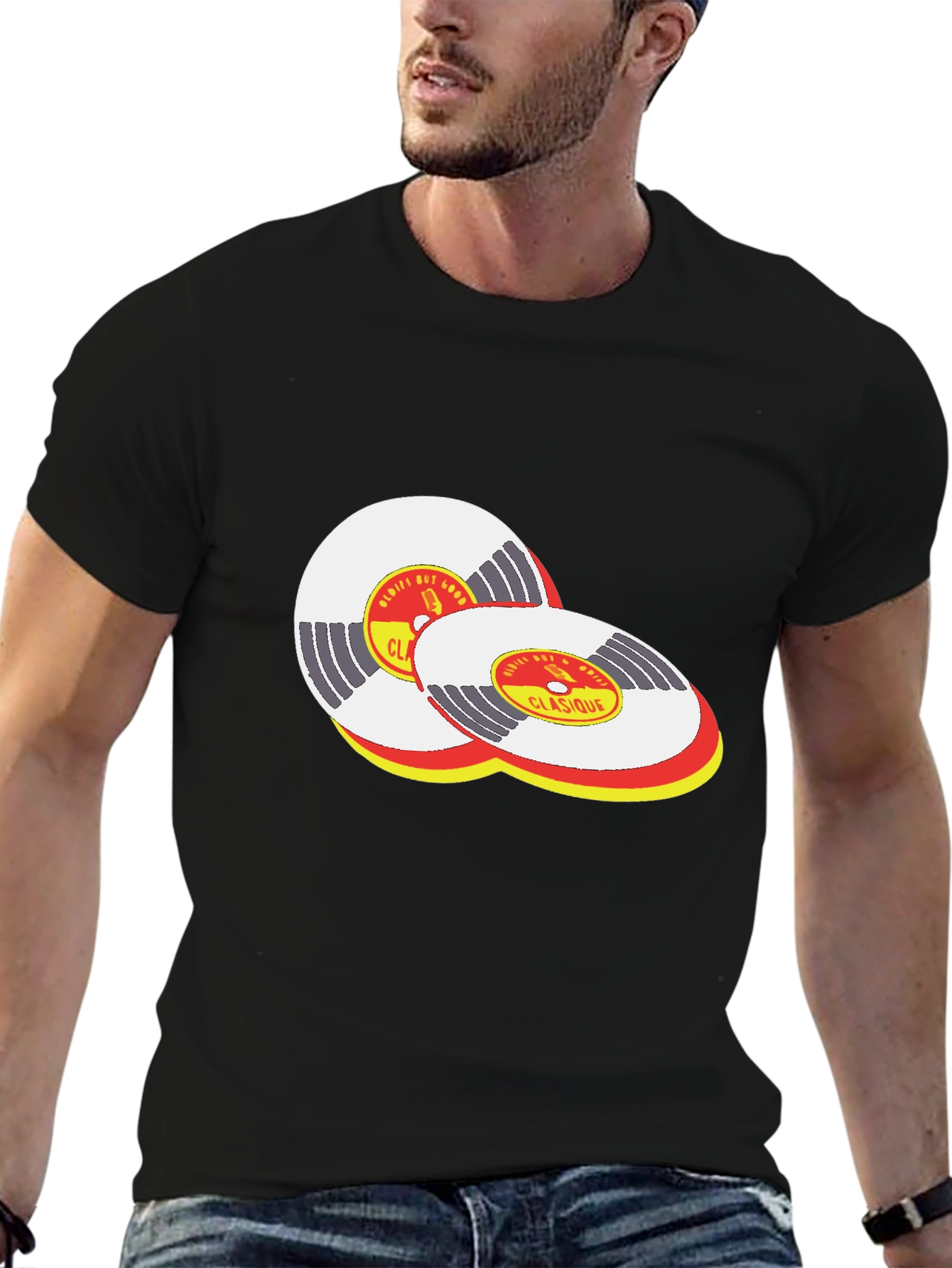 Classic Vinyl Record Design T-Shirt
