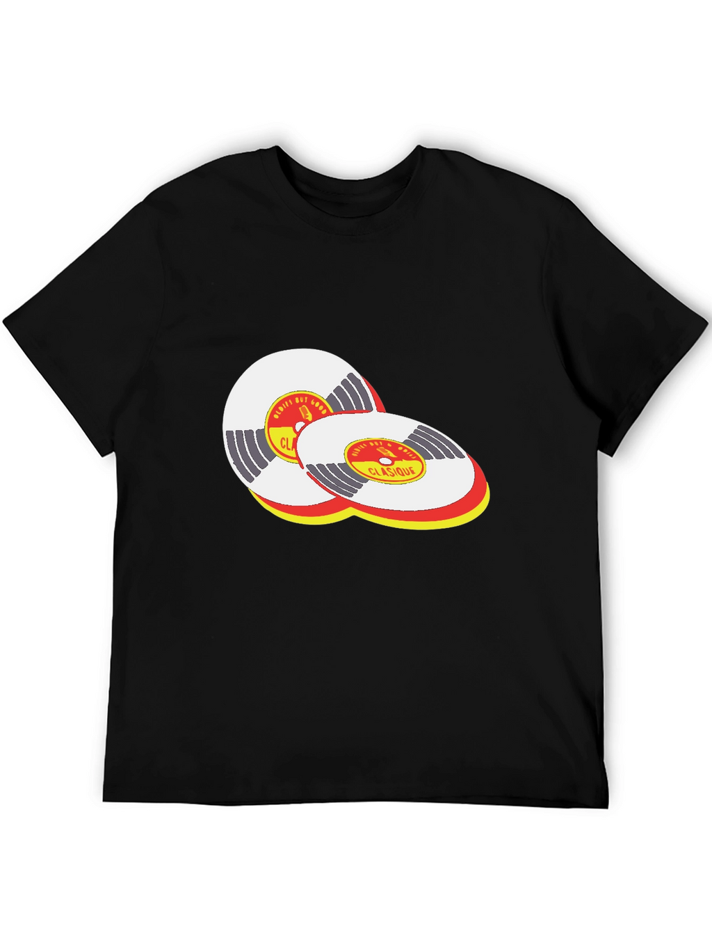 Classic Vinyl Record Design T-Shirt