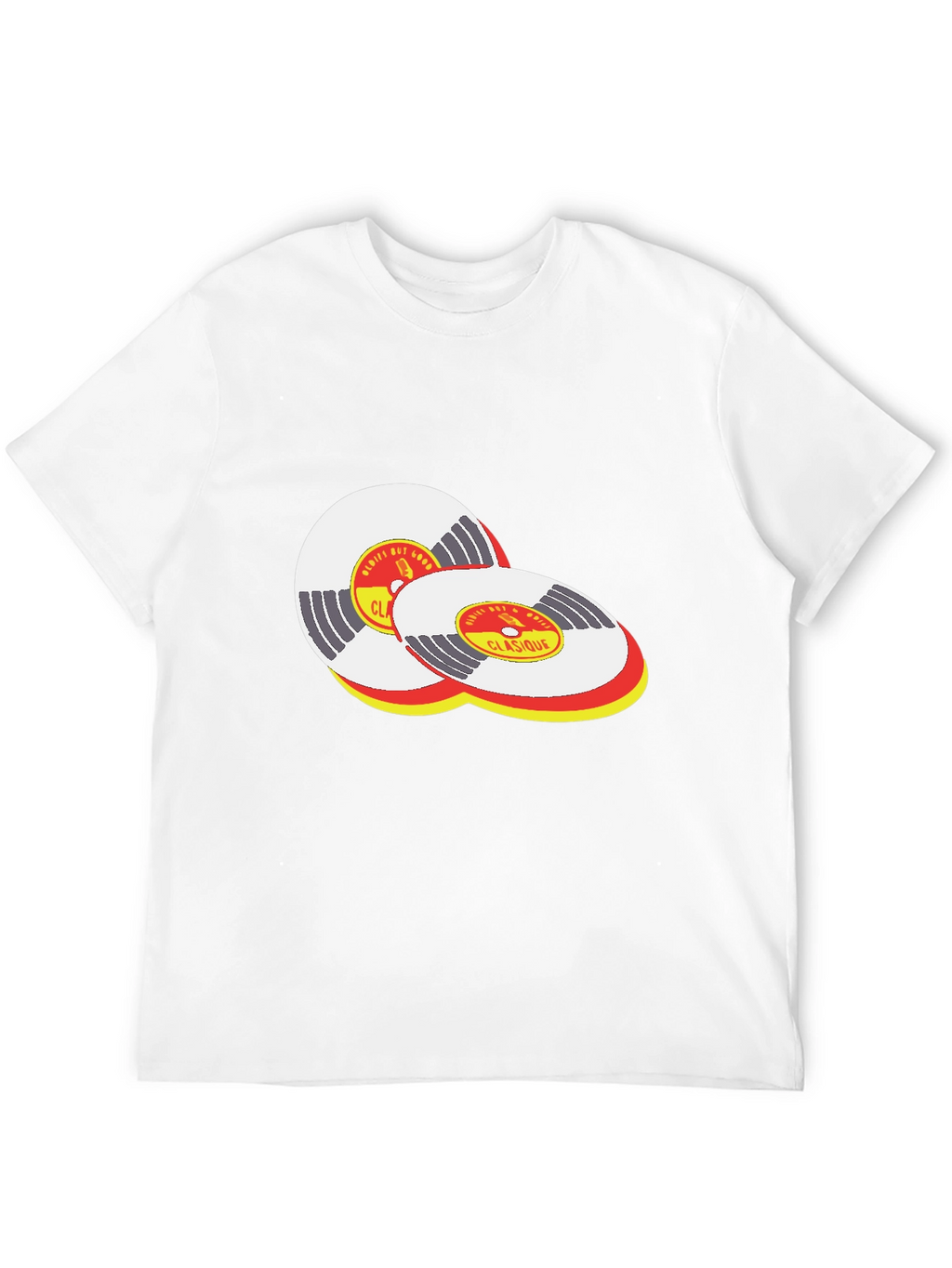 Classic Vinyl Record Design T-Shirt