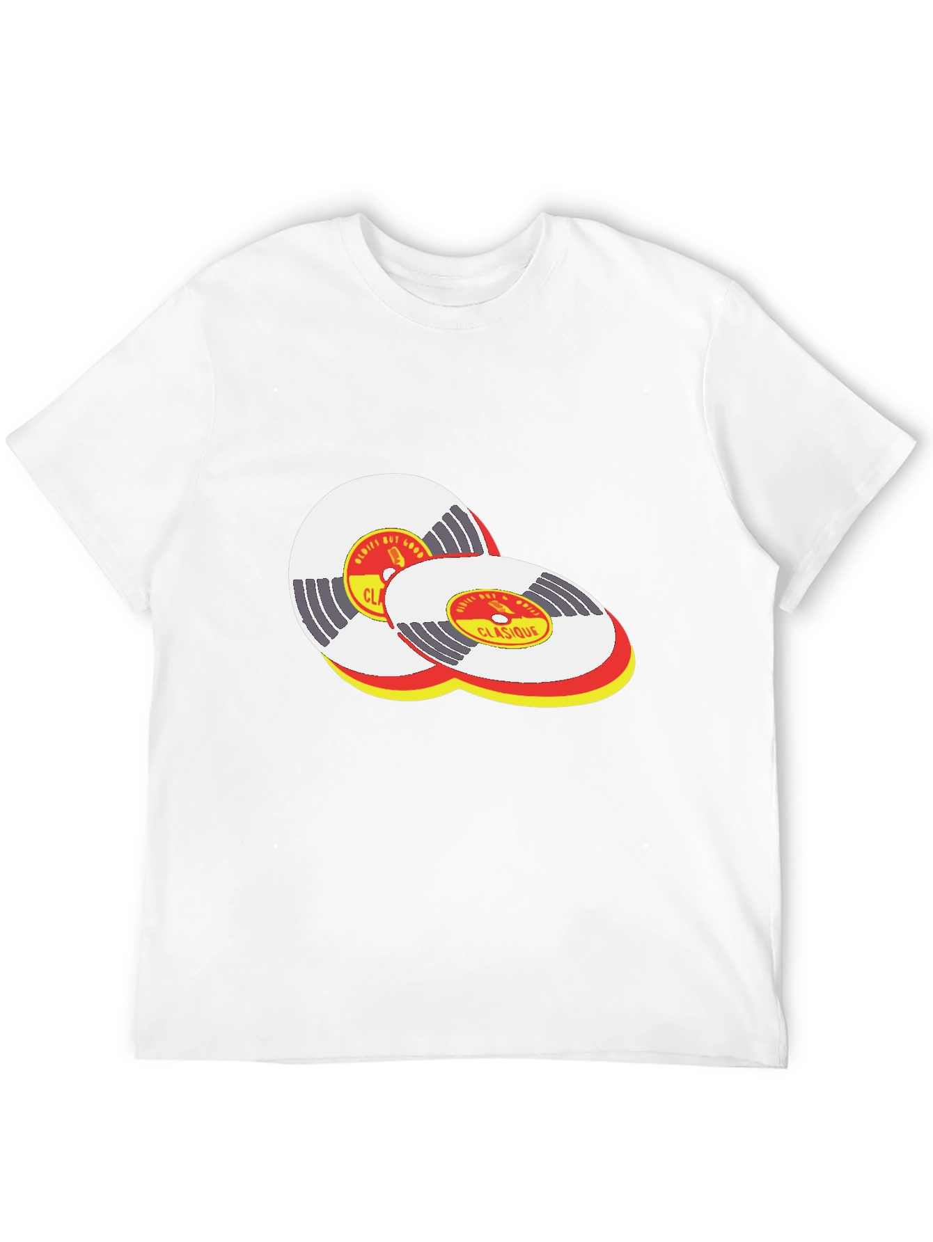 Classic Vinyl Record Design T-Shirt