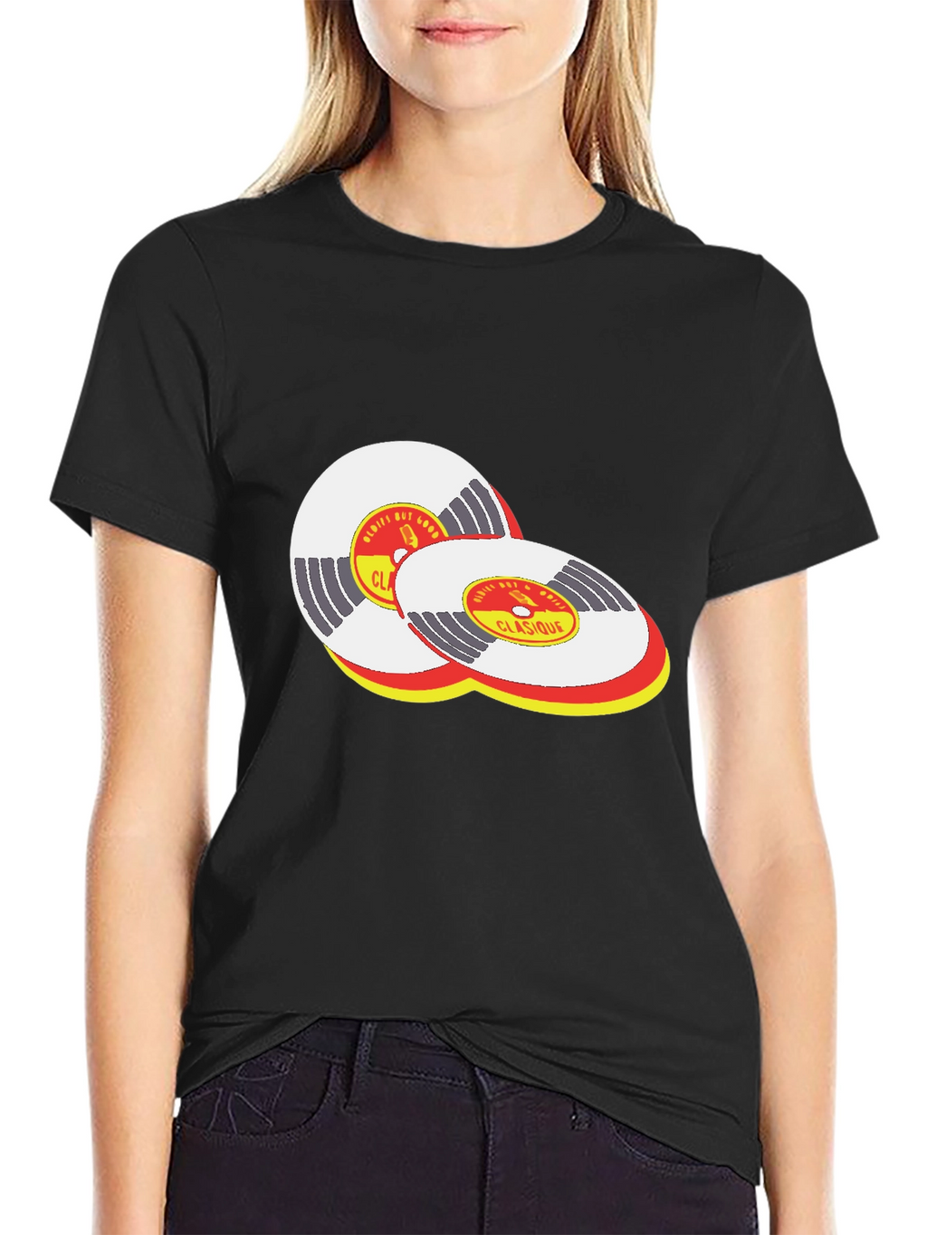 Classic Vinyl Record Design T-Shirt