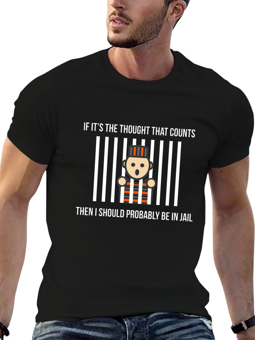 Funny Jail Thought T-Shirt