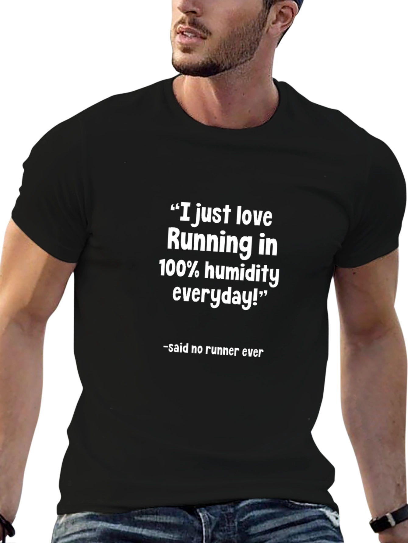 Funny Runner T-Shirt - 100% Humidity Running