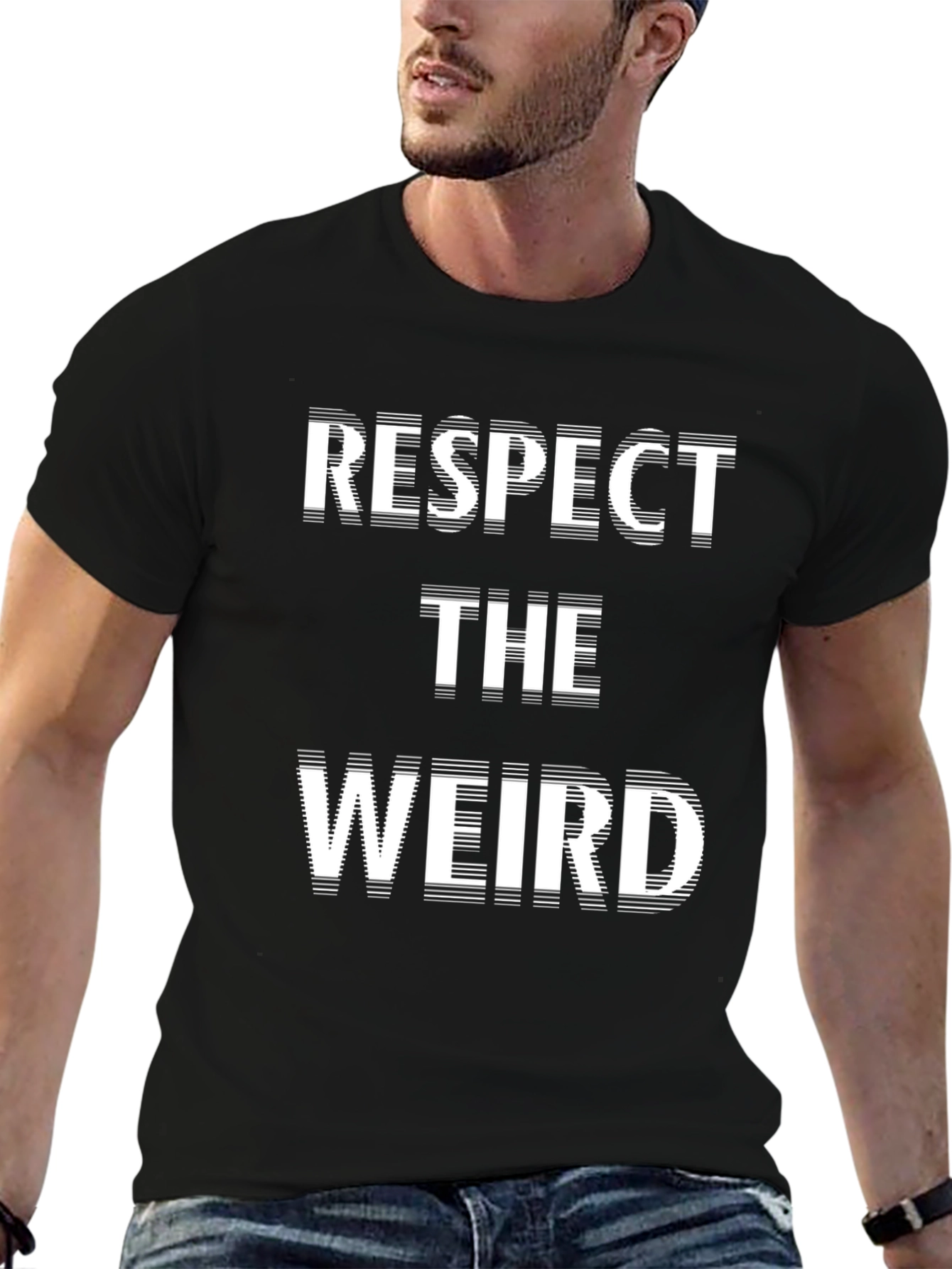 Respect the Weird Graphic Tee - Black