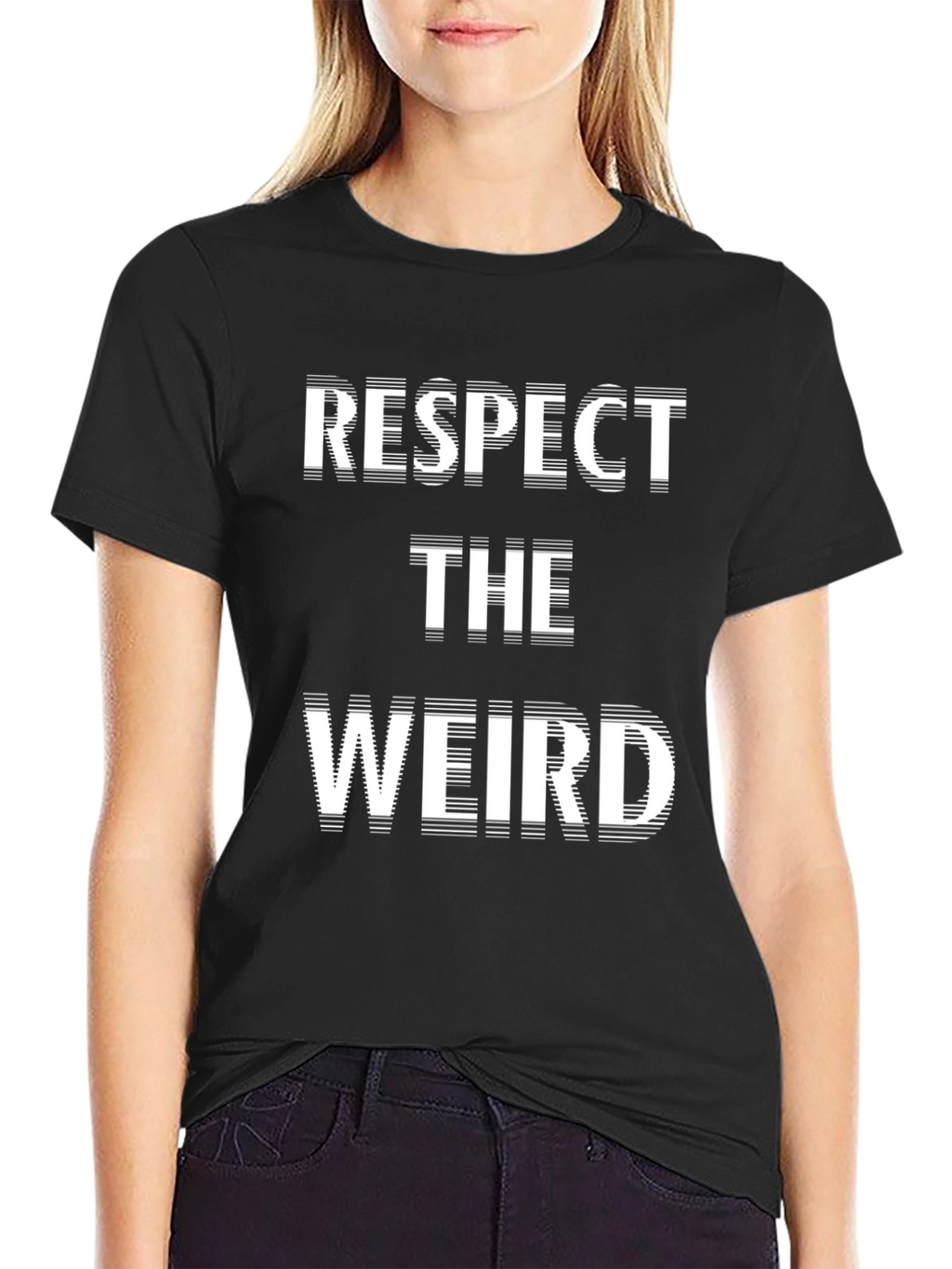 Respect the Weird Graphic Tee - Black