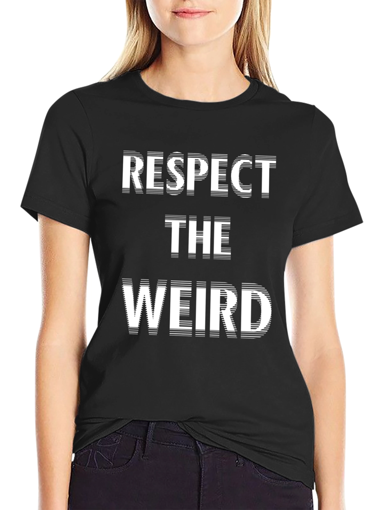 Respect the Weird Graphic Tee - Black