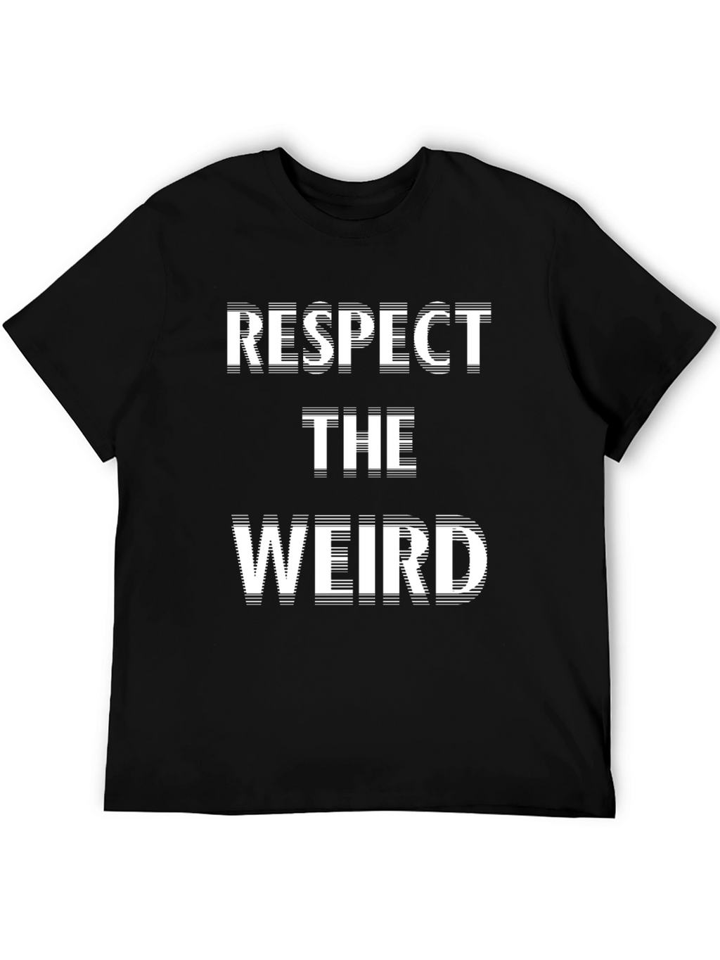 Respect the Weird Graphic Tee - Black