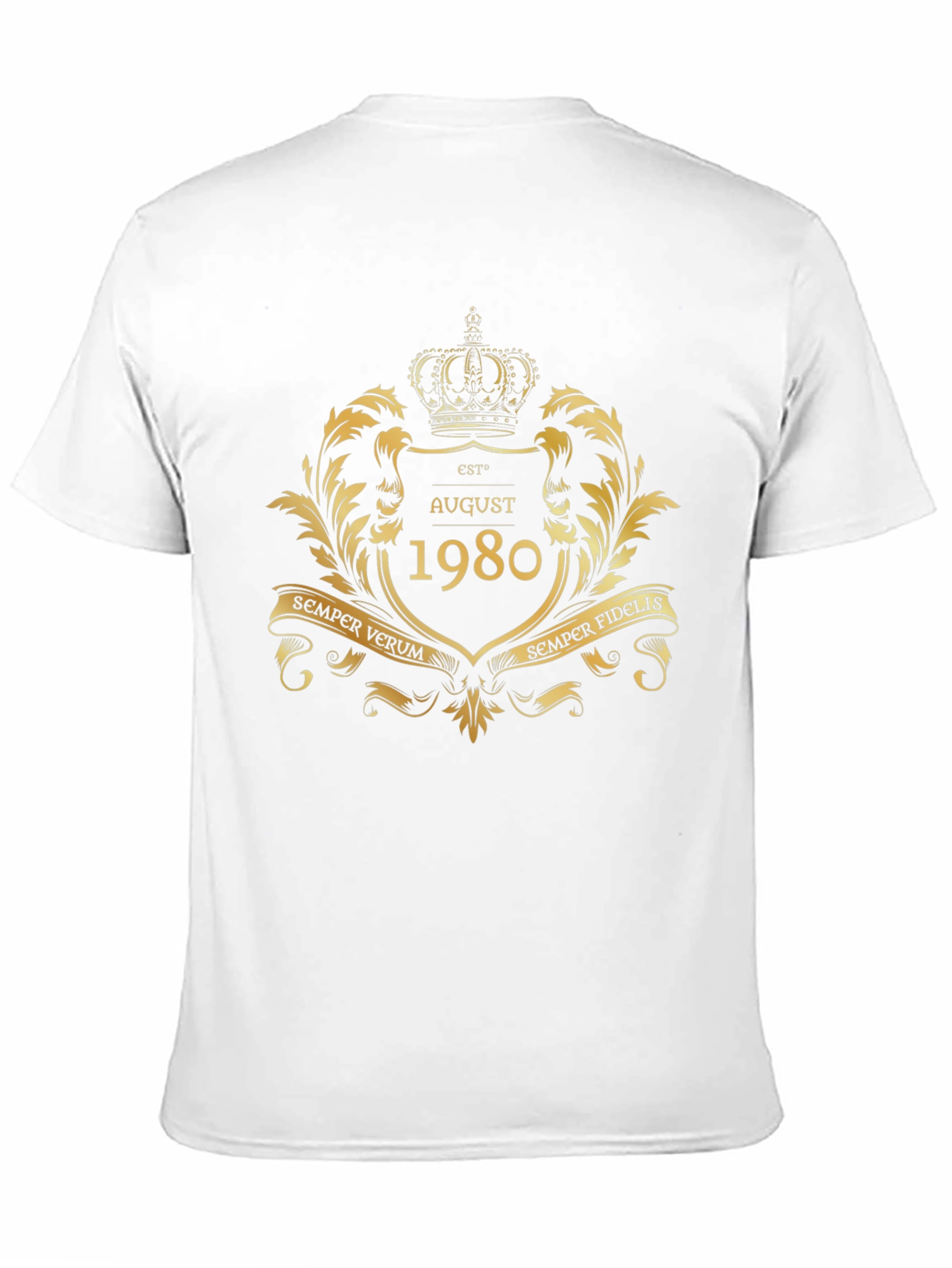 August 1980 T-Shirt - Vintage Birthday Gift