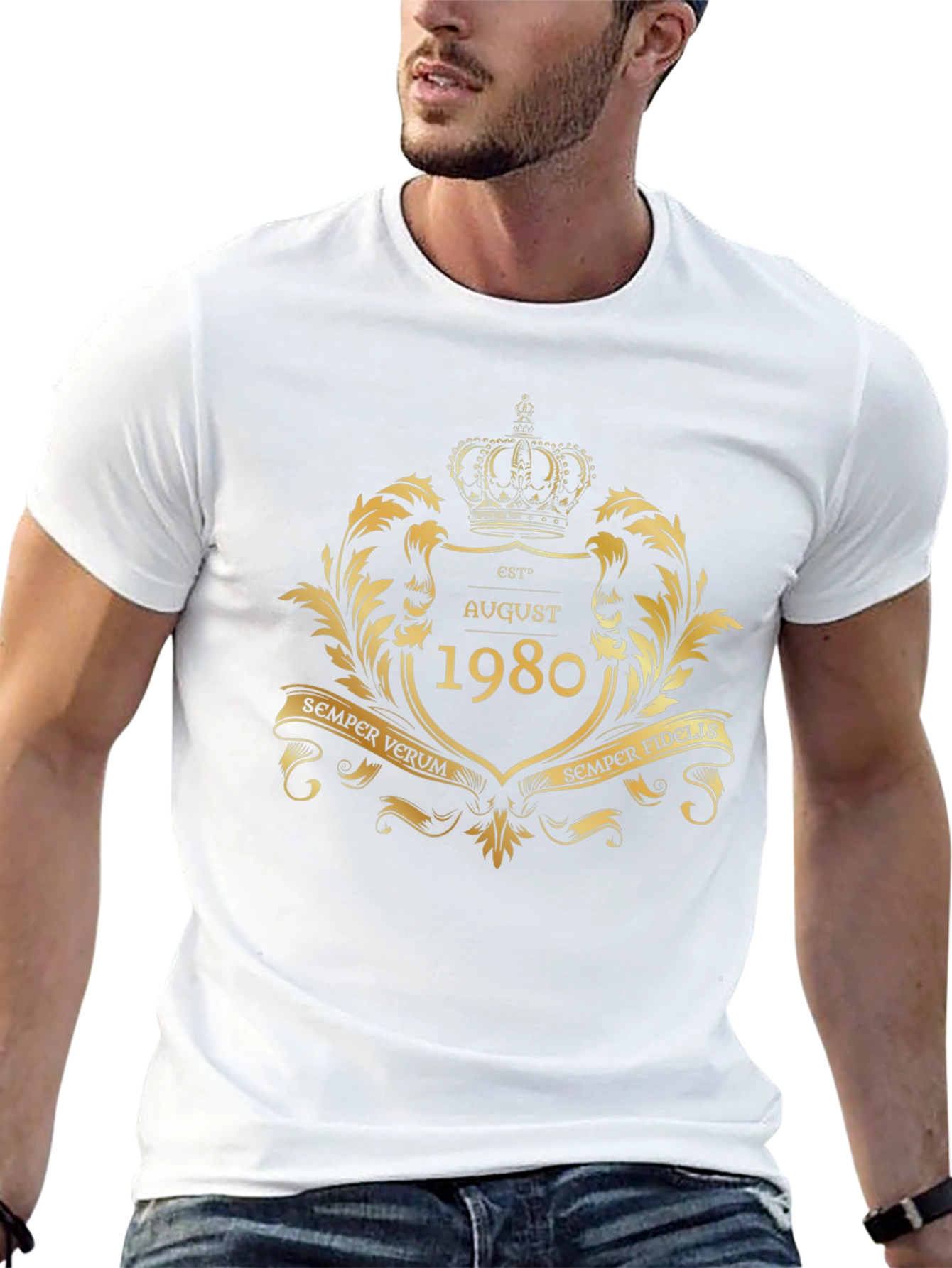 August 1980 T-Shirt - Vintage Birthday Gift