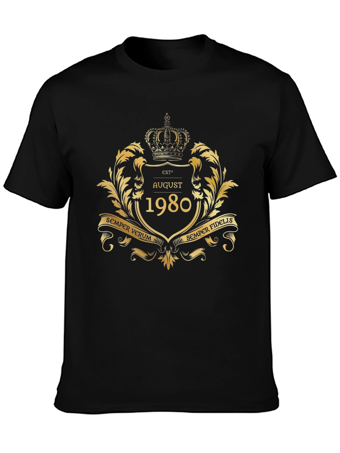 August 1980 T-Shirt - Vintage Birthday Gift
