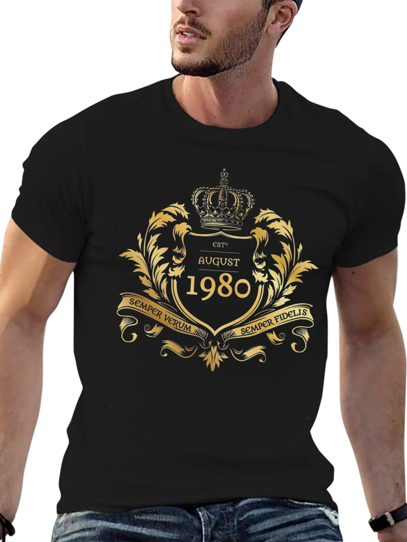 August 1980 T-Shirt - Vintage Birthday Gift