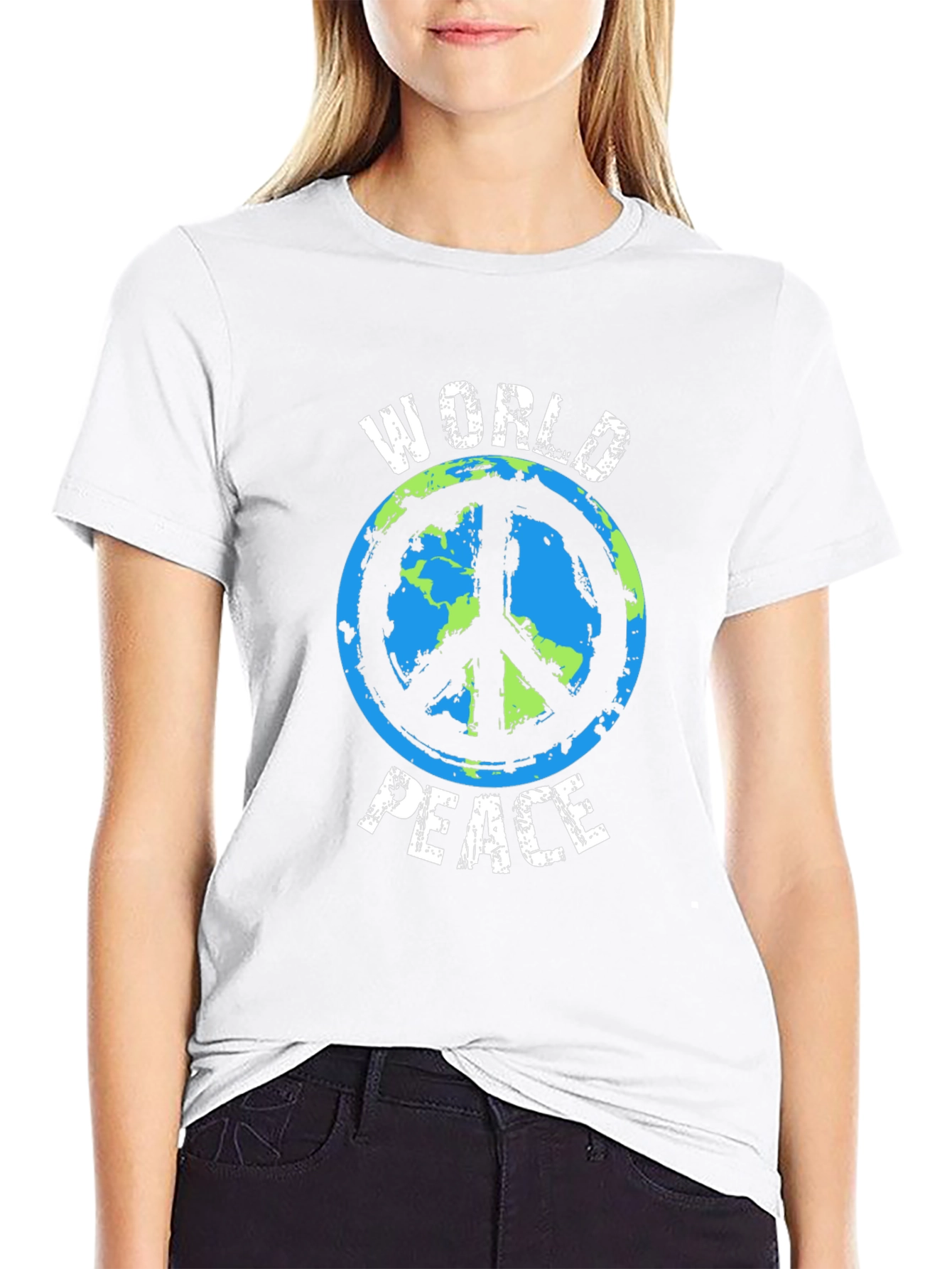 World Peace Graphic Tee - Eco-Friendly Design