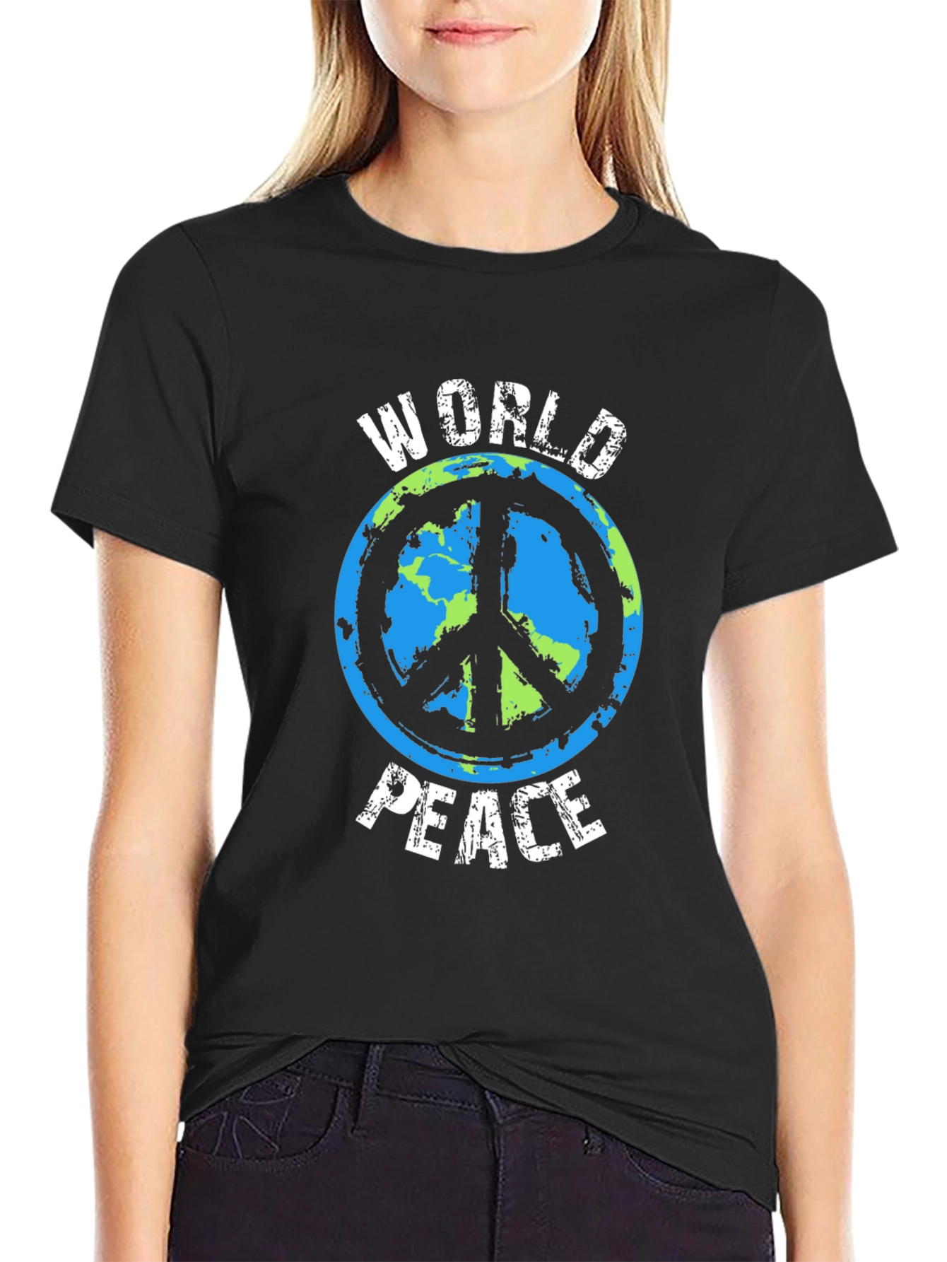 World Peace Graphic Tee - Eco-Friendly Design