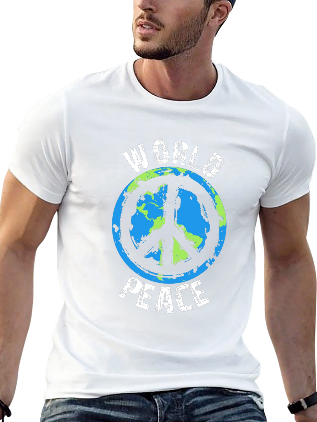 World Peace Graphic Tee - Eco-Friendly Design