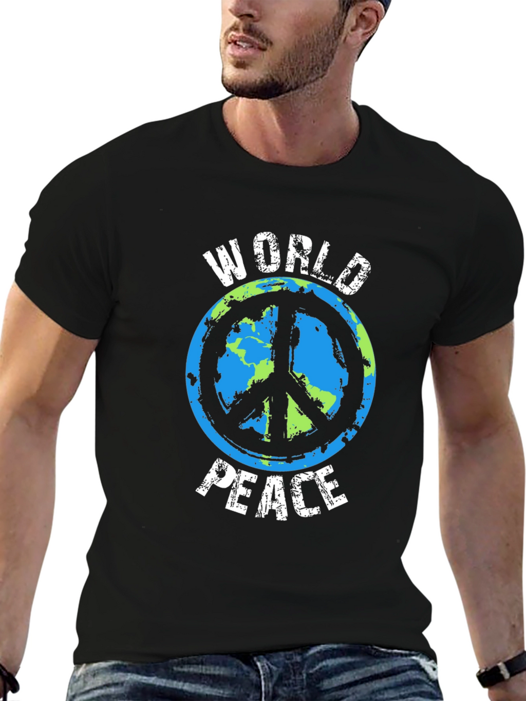 World Peace Graphic Tee - Eco-Friendly Design