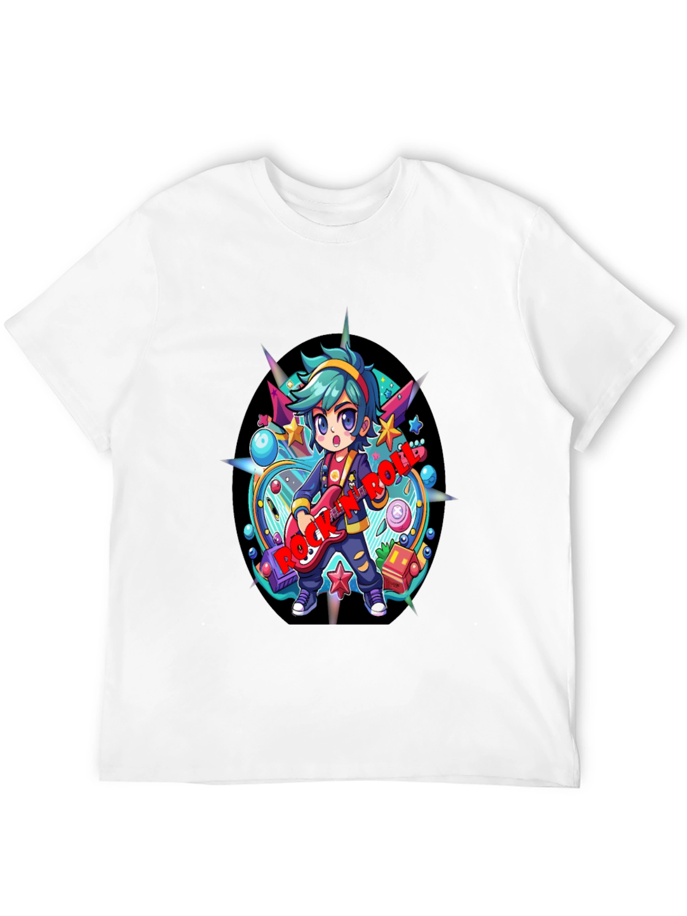 Rock and Roll Cartoon Tee