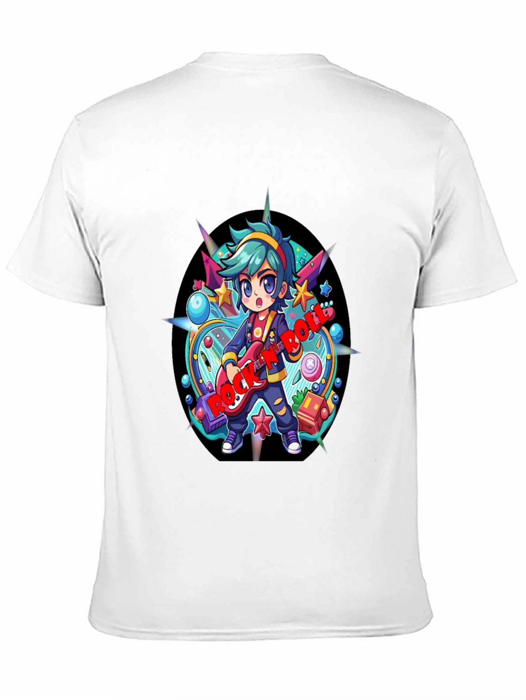 Rock and Roll Cartoon Tee