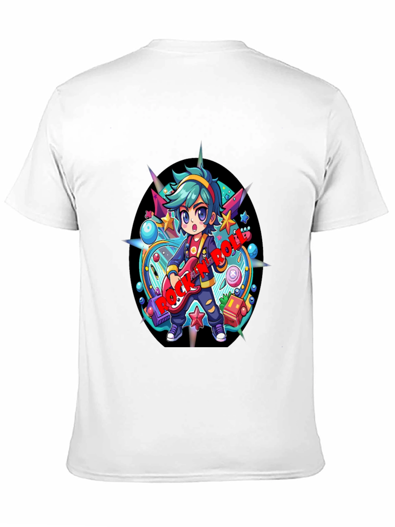 Rock and Roll Cartoon Tee