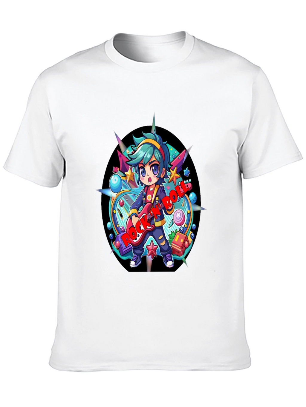 Rock and Roll Cartoon Tee