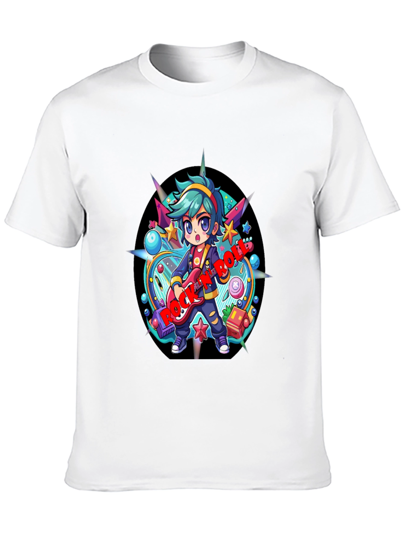 Rock and Roll Cartoon Tee