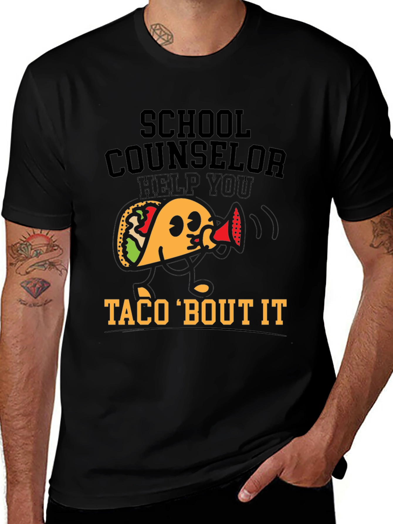 School Counselor Taco Bout It T-Shirt